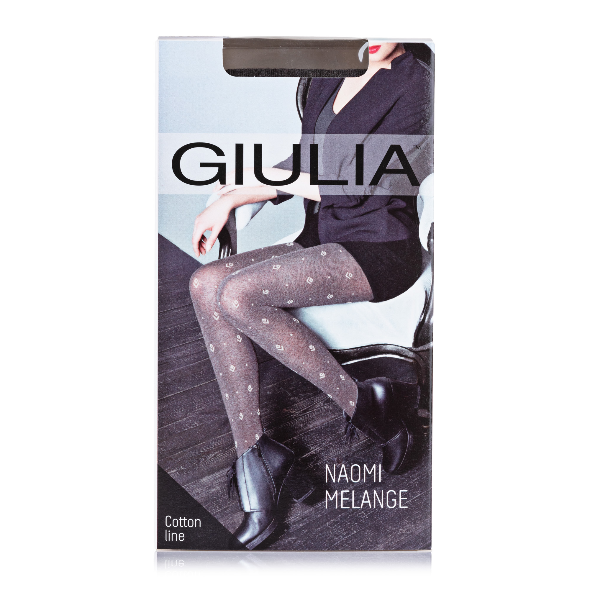 

Колготки жіночі GIULIA NAOMI MELANGE (1) 150 ДЕН caffe/panna р.4