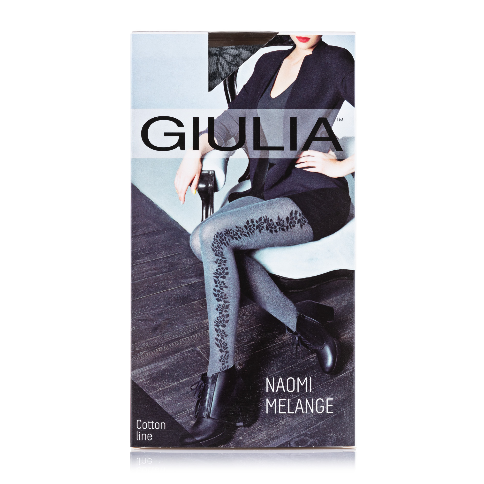

Колготки жіночі GIULIA NAOMI MELANGE (2) 150 ДЕН fumo/grey р.3
