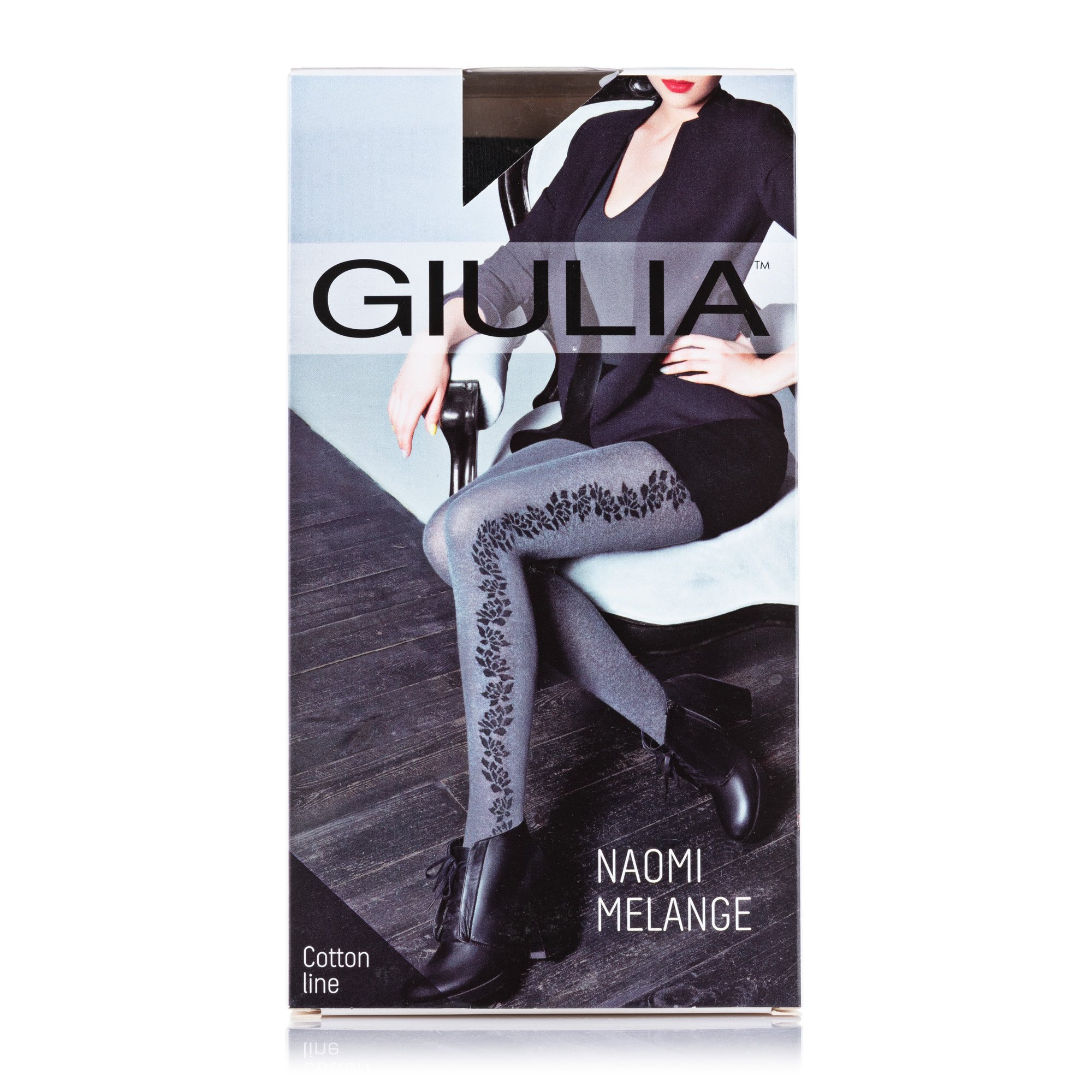 

Колготки жіночі GIULIA NAOMI MELANGE (2) 150 ДЕН fumo/nero р.3
