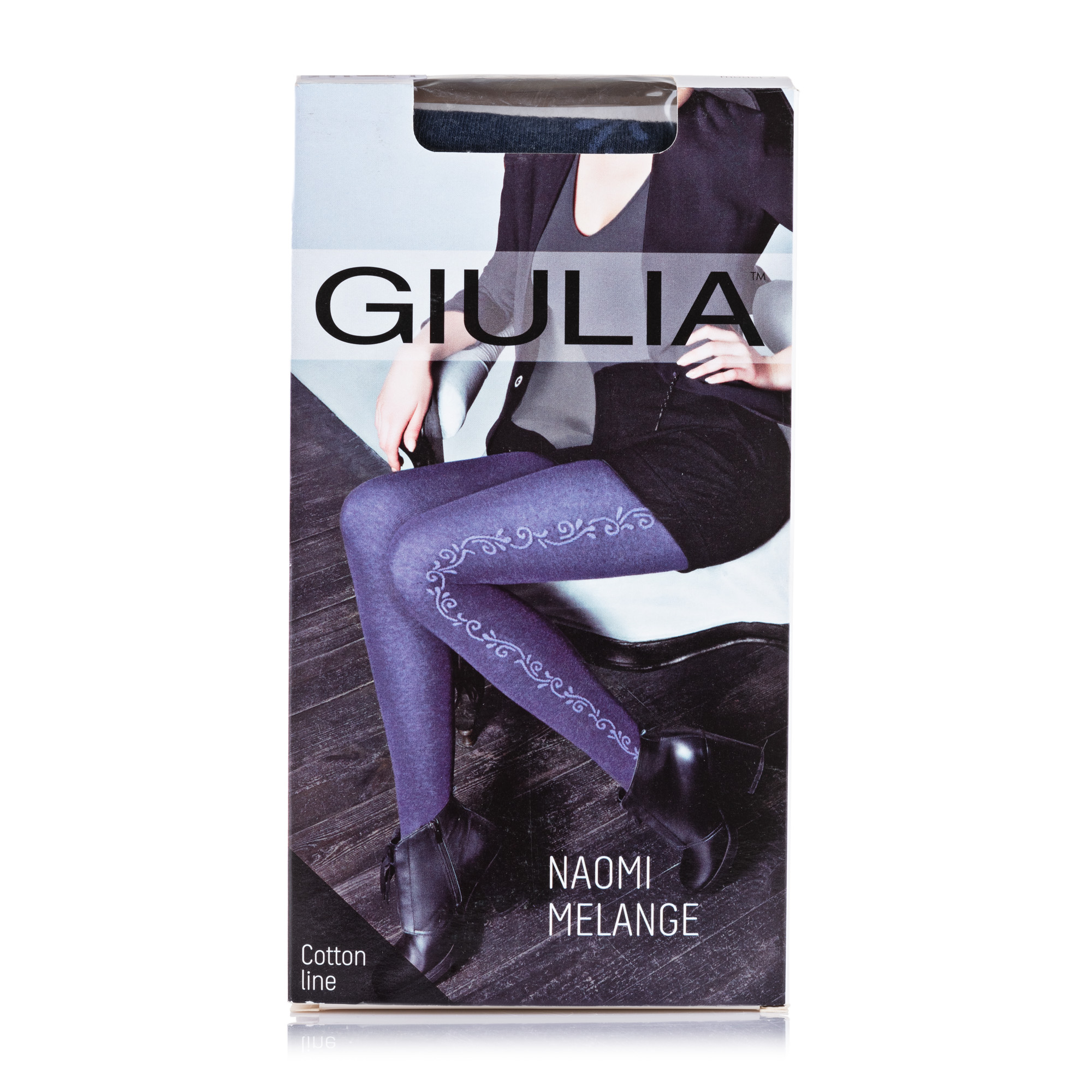 

Колготки жіночі GIULIA NAOMI MELANGE (3) 150 ДЕН navy/blue р.2