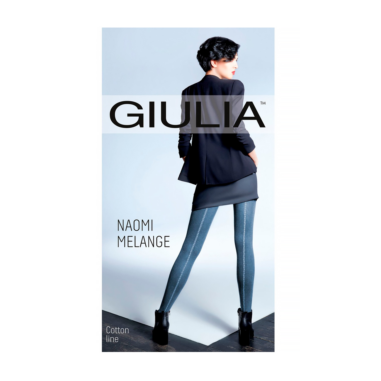 

Колготки жіночі GIULIA NAOMI MELANGE (4) 150 ДЕН navy/blue р.4