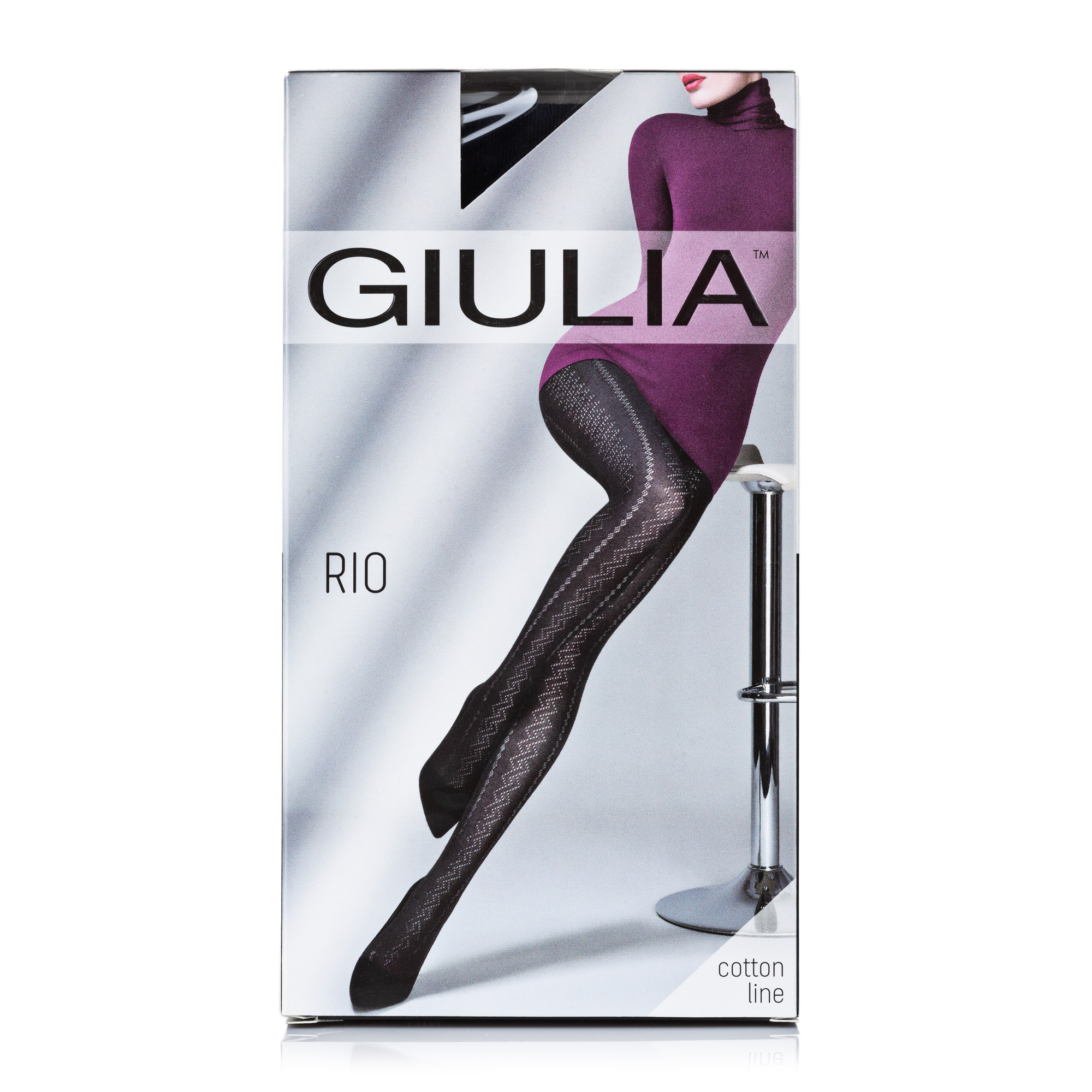 

Колготки жіночі Giulia Rio (3) 150 DEN, Nero, розмір 4