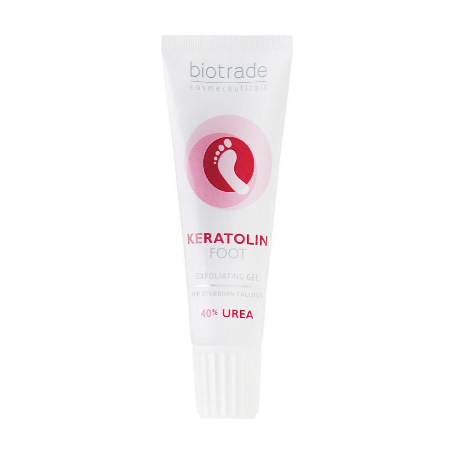 

Уцінка! Інтенсивний гель для ніг Biotrade Keratolin Foot Exfoliating Gel з сечовиною 40%, проти загрубілостей та для догляду за нігтями, 15 мл