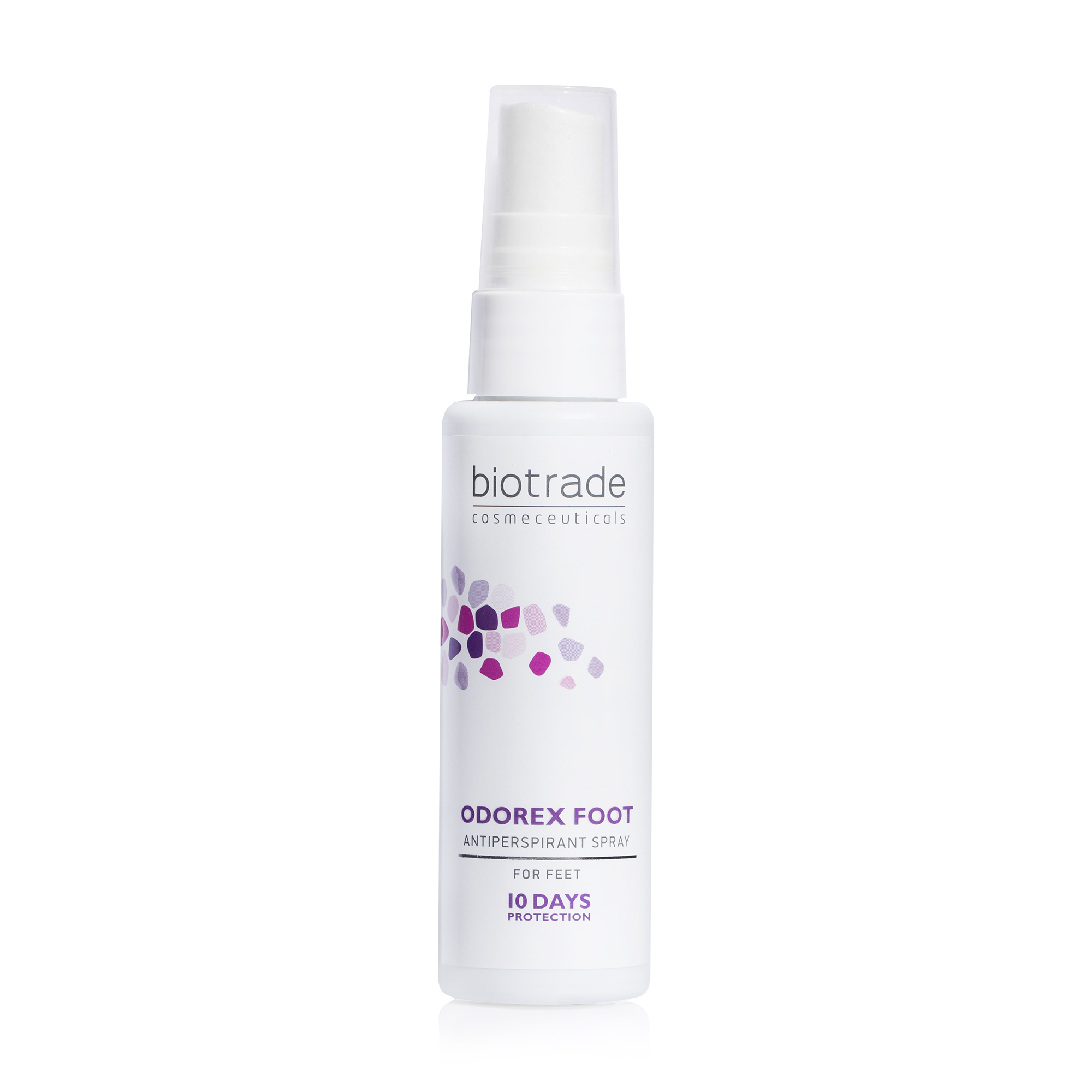 

Уцінка! Спрей для ніг Biotrade Odorex Foot Antiperspirant Spray тривалої дії, 10 днів без поту та запаху, 40 мл