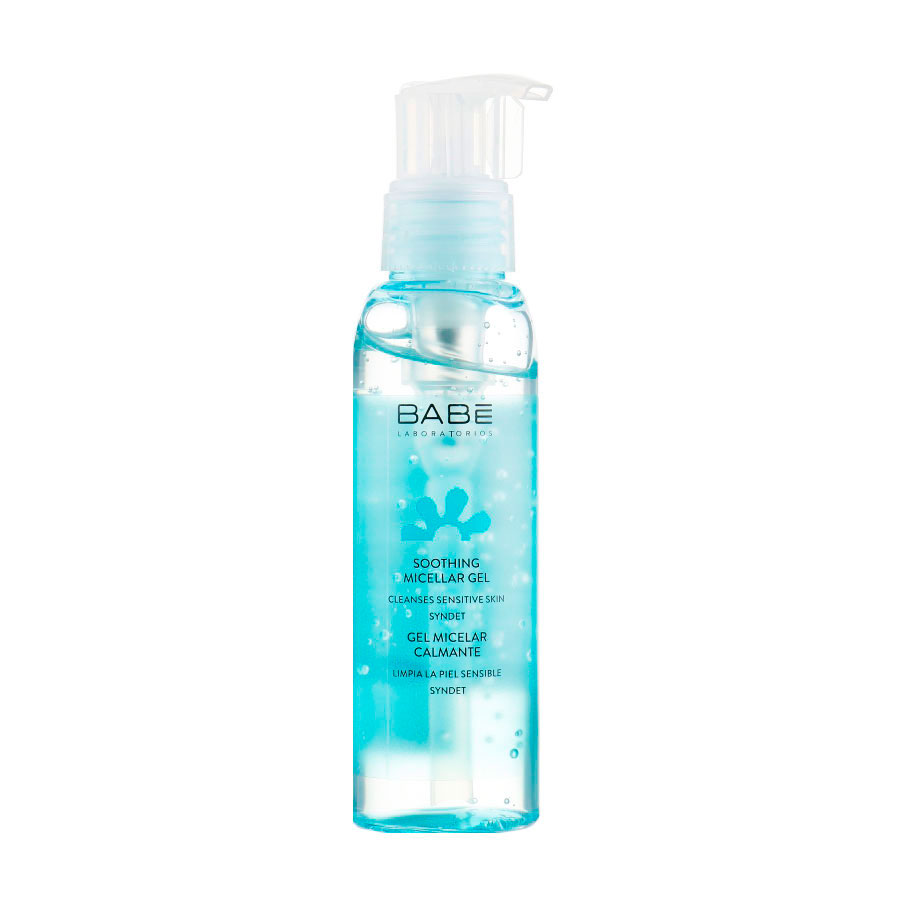 

Уцінка! Міцелярний гель для вмивання BABE Laboratorios Soothing Micellar Gel, 90 мл (дорожня версія)