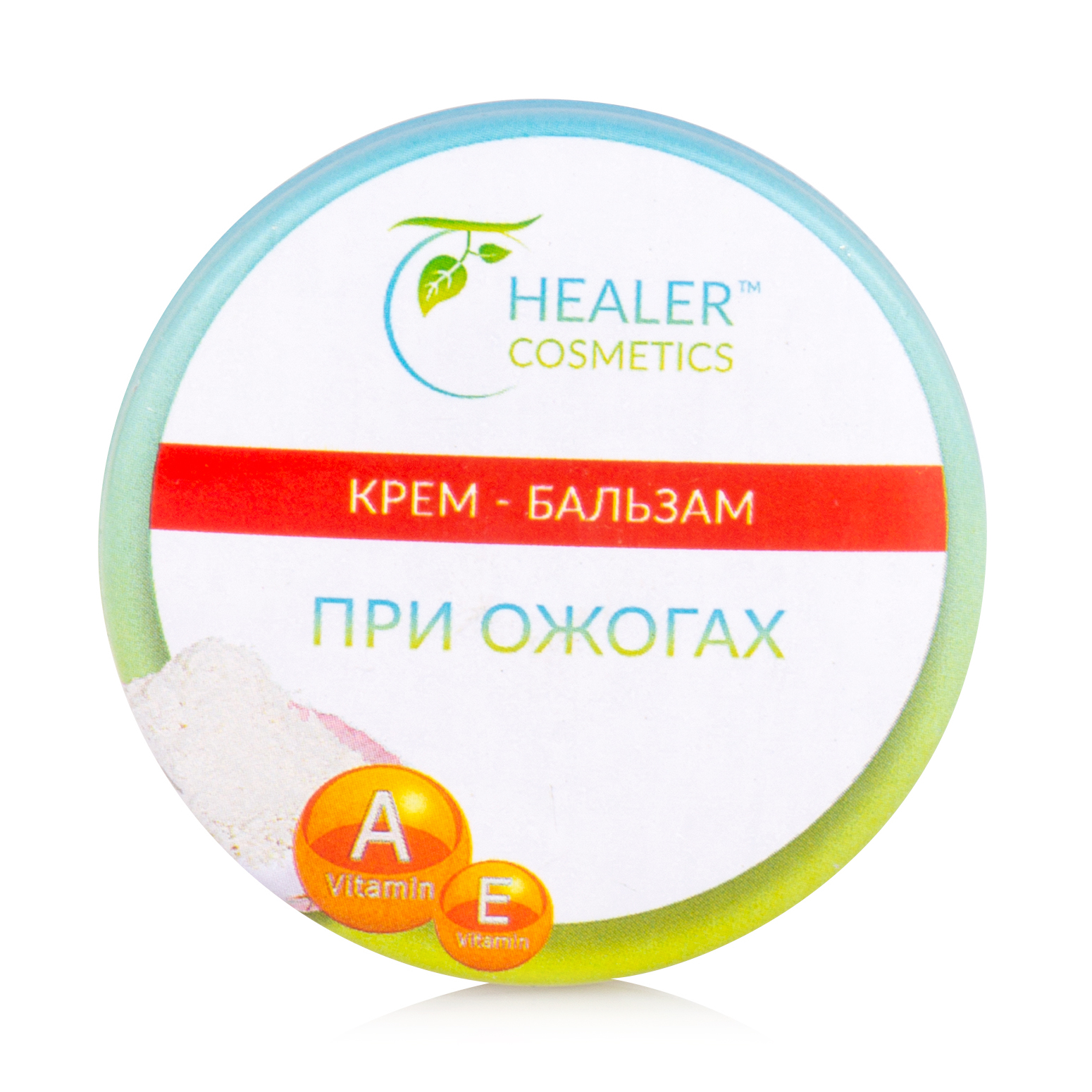 

Крем-бальзам при опіках Healer Cosmetics з вітамінами А і Е, 10 г