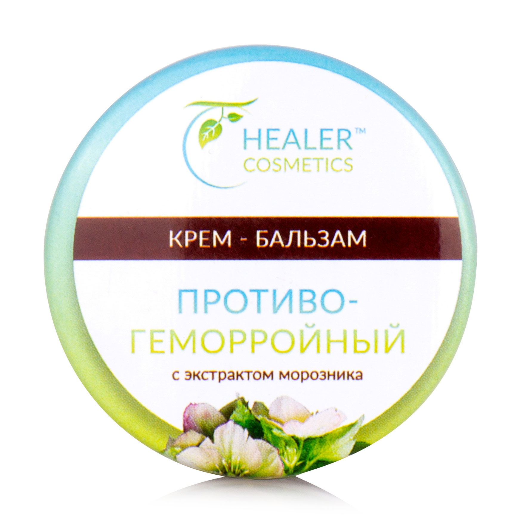 

Крем-бальзам протигеморойний Healer Cosmetics з екстрактом морозника, 10 г
