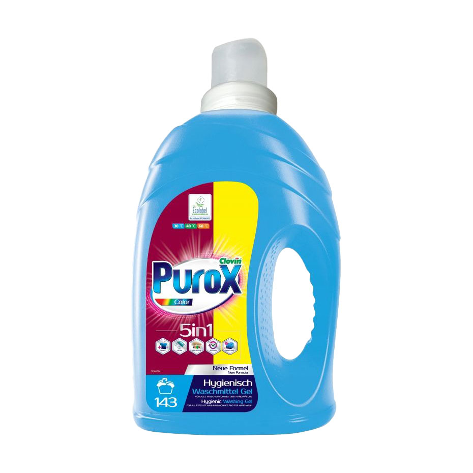 

Уцінка! Гель для прання Purox Universal, 143 цикли прання, 4.3 л