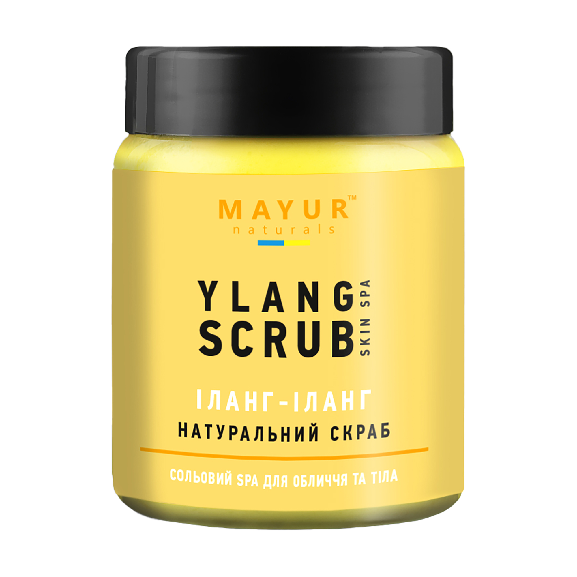

Натуральний сольовий скраб для обличчя та тіла Mayur Іланг-іланг, 250 г