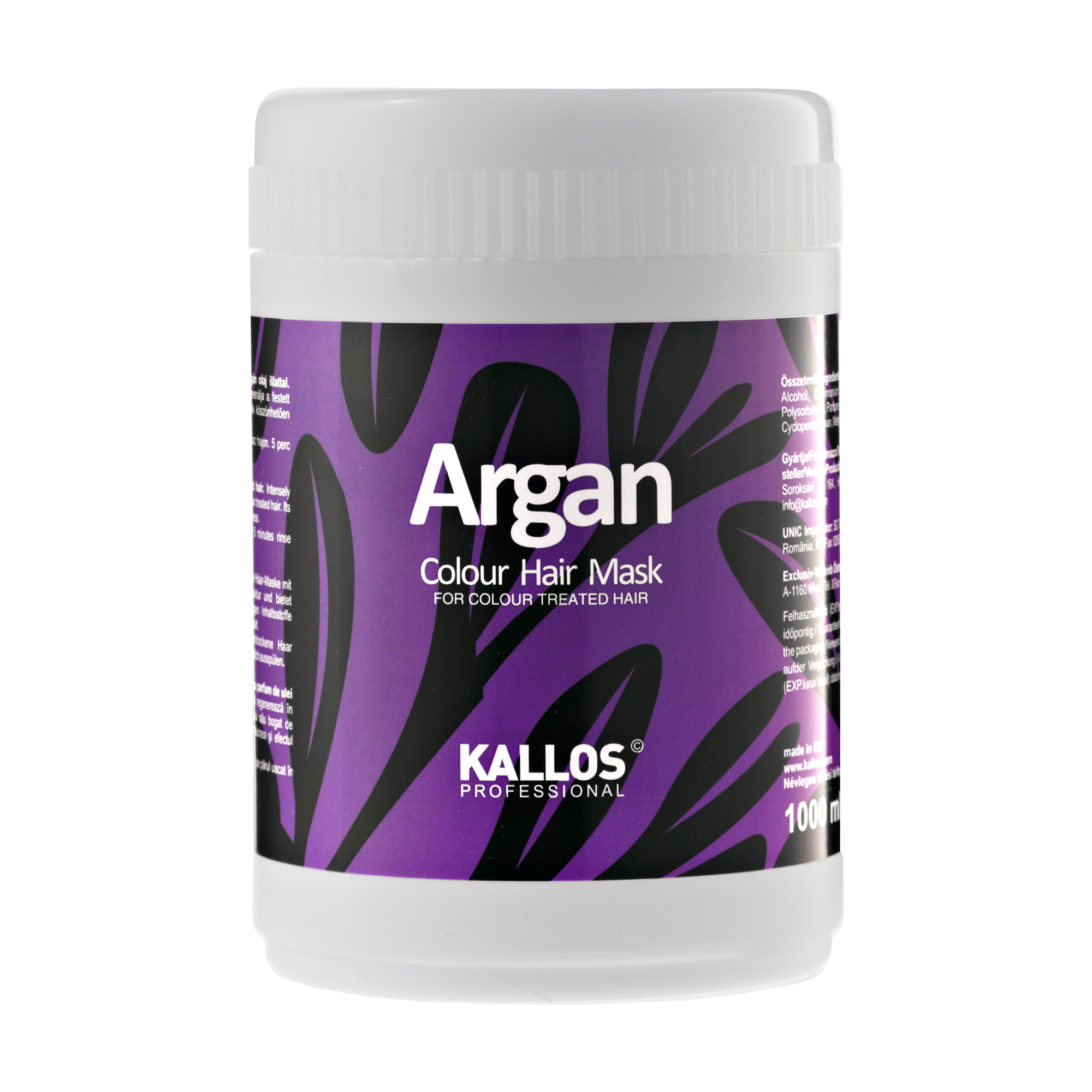 

Уцінка! Маска Kallos Cosmetics Argan Colour Hair Mask для фарбованого волосся, 1 л