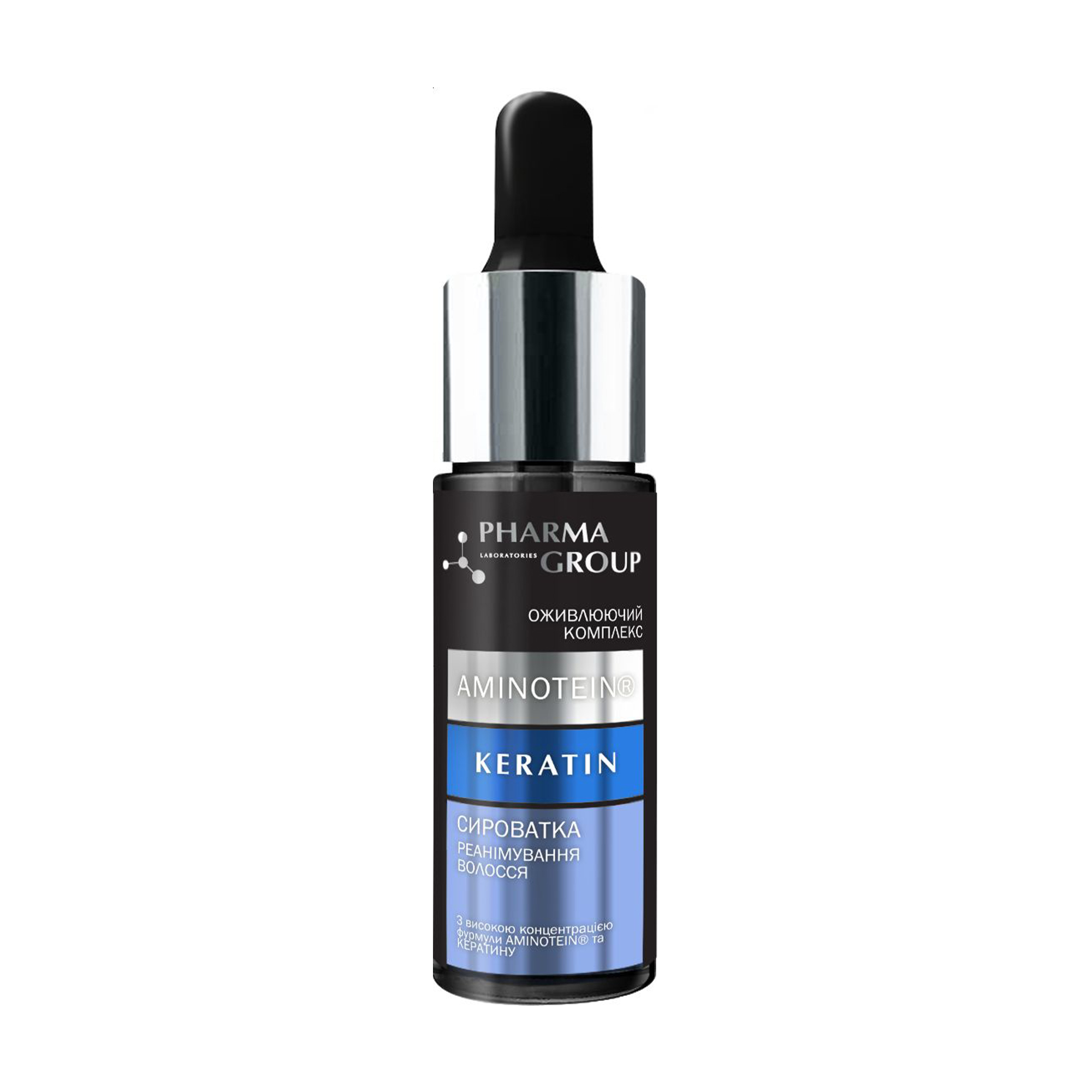 

Сироватка для реанімування волосся PHARMA GROUP Laboratories Keratin Serum, 14 мл