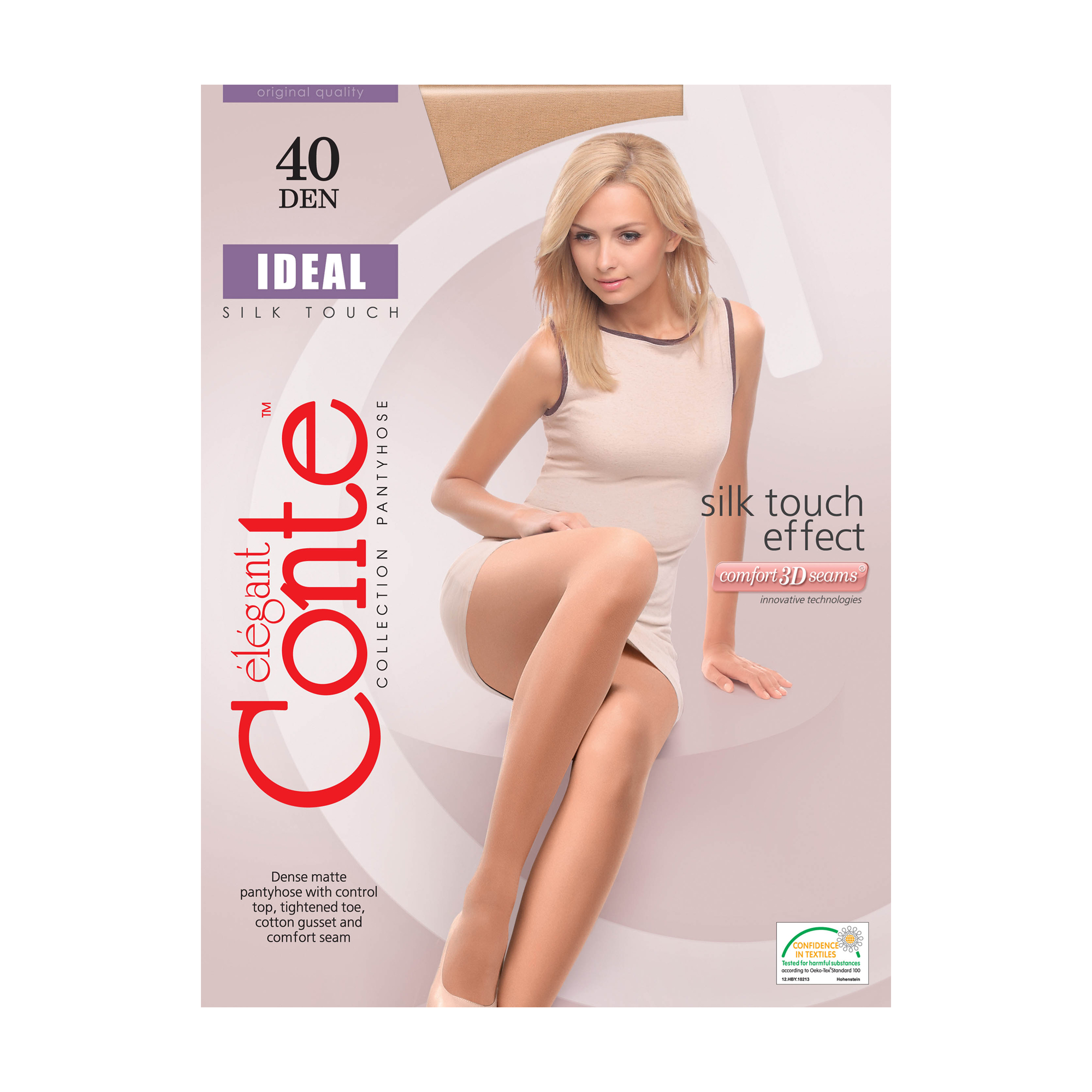 

Колготки Жіночі Conte Elegant IDEAL 16С-30СП 40 ДЕН Grafit р.3