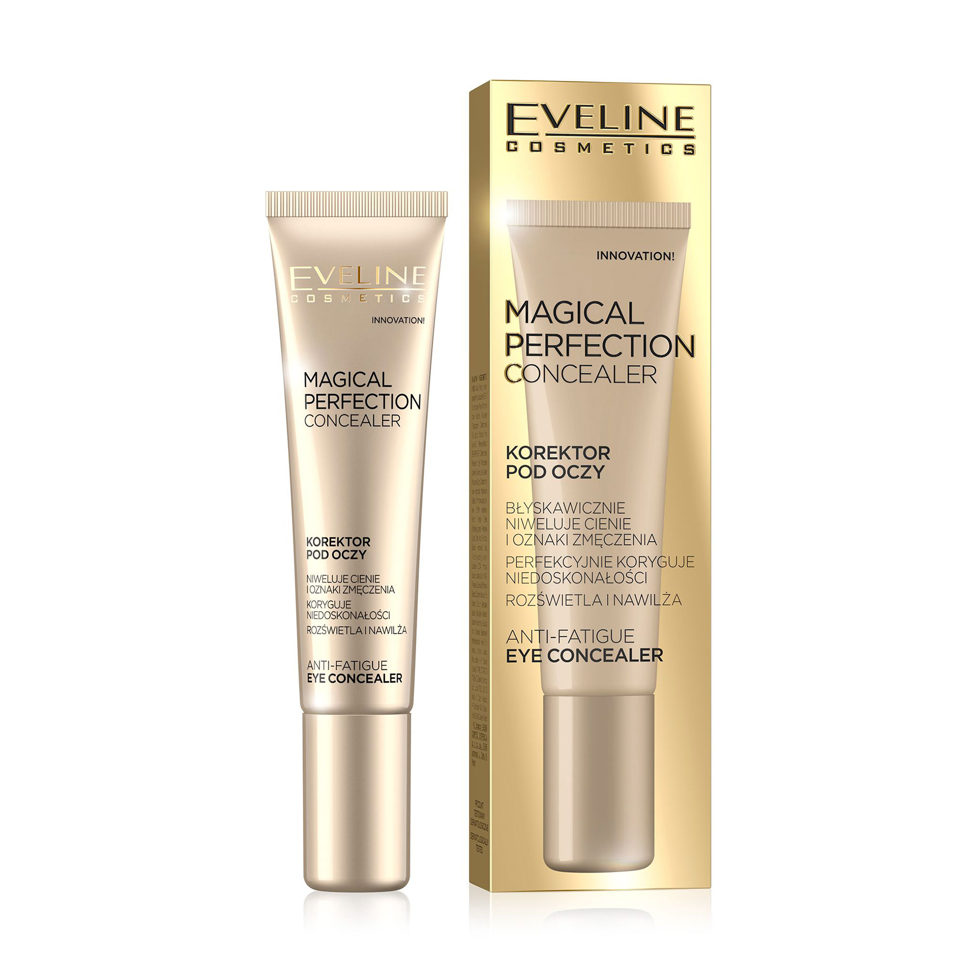 

Уцінка! Консилер для шкіри навколо очей Eveline Cosmetics Magical Perfection Concealer Anti-Fatigue Eye Concealer, 01 Light, 15 мл