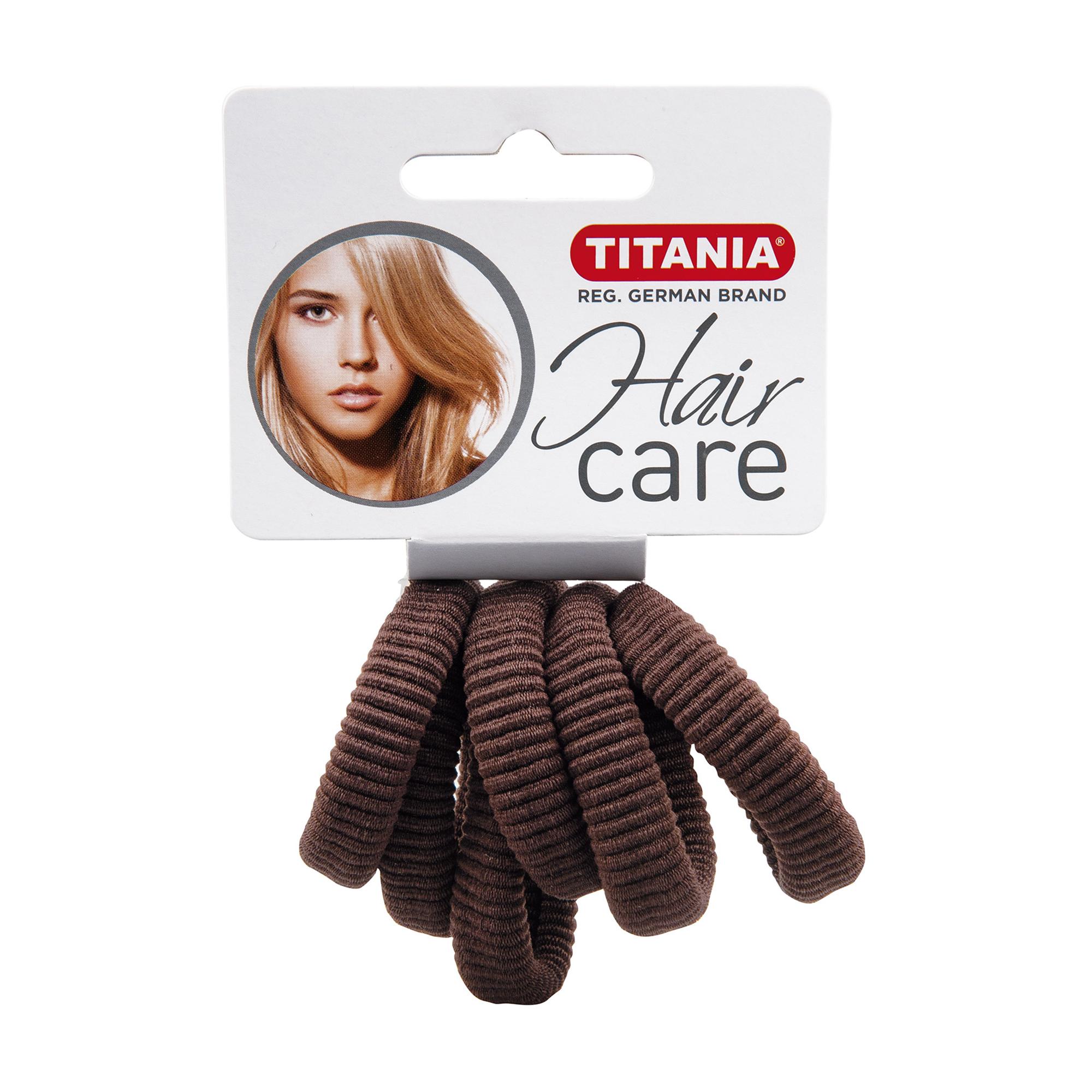 

Набір резинок для волосся Titania діаметр 4 см, коричневий, 6 шт (7872)