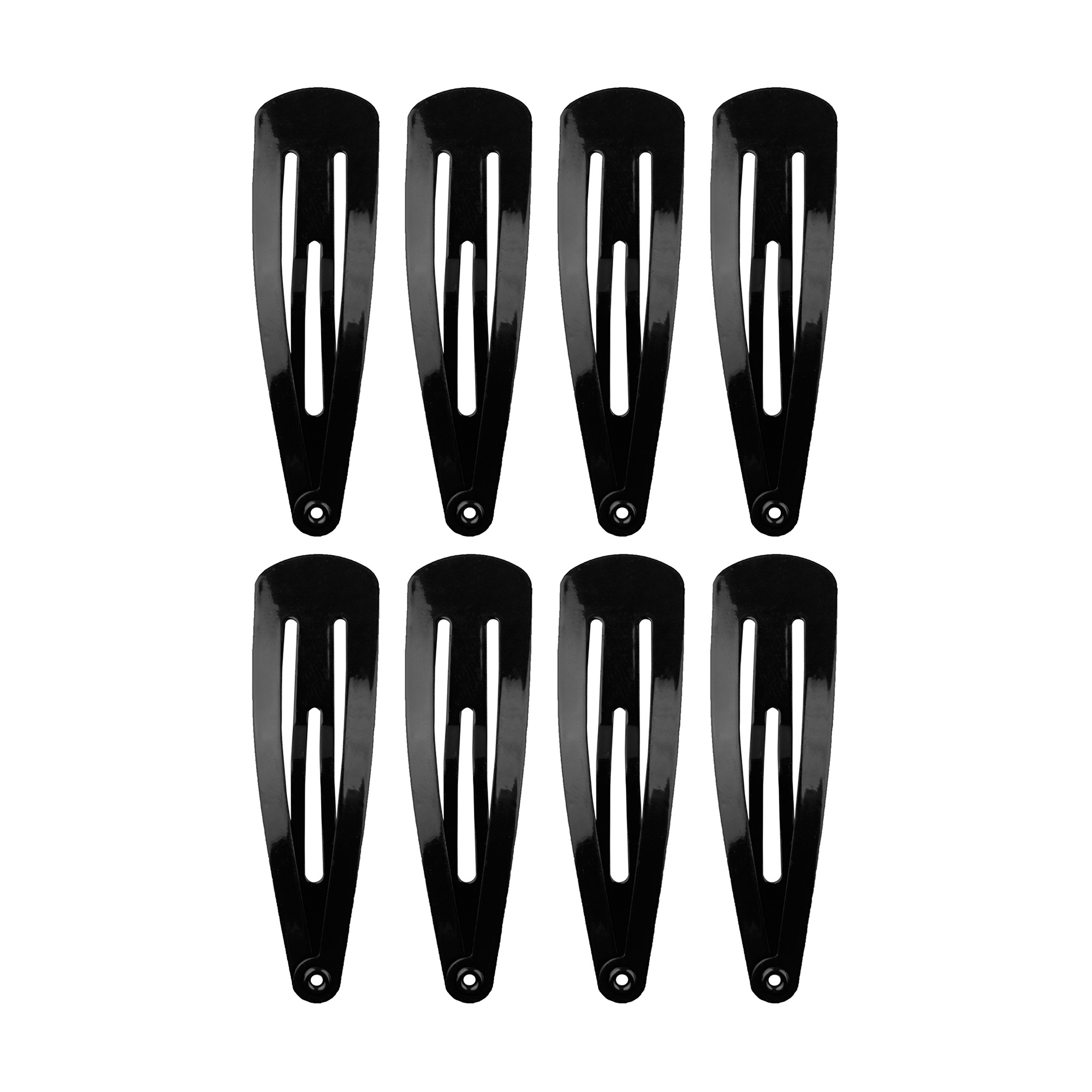 

Уцінка! Набір зажимів для волосся Titania Triangle Small контурні, чорні, 8 шт (7880 B)