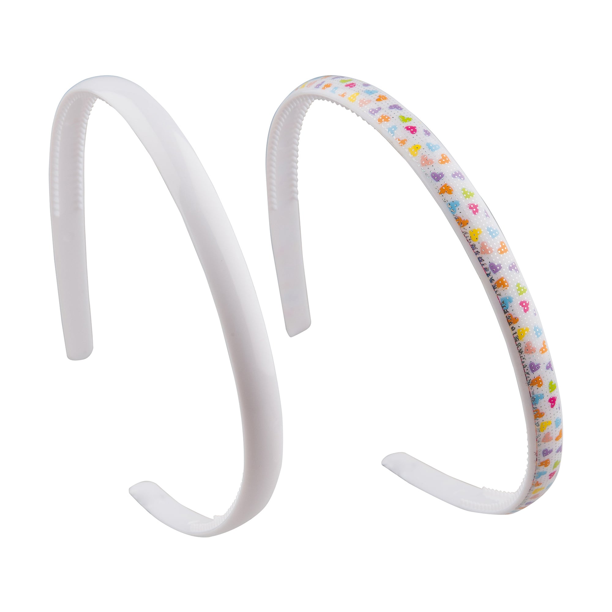 

Обруч для волосся Titania Heart and Glitter середній, 2 шт (7894 GIRL)