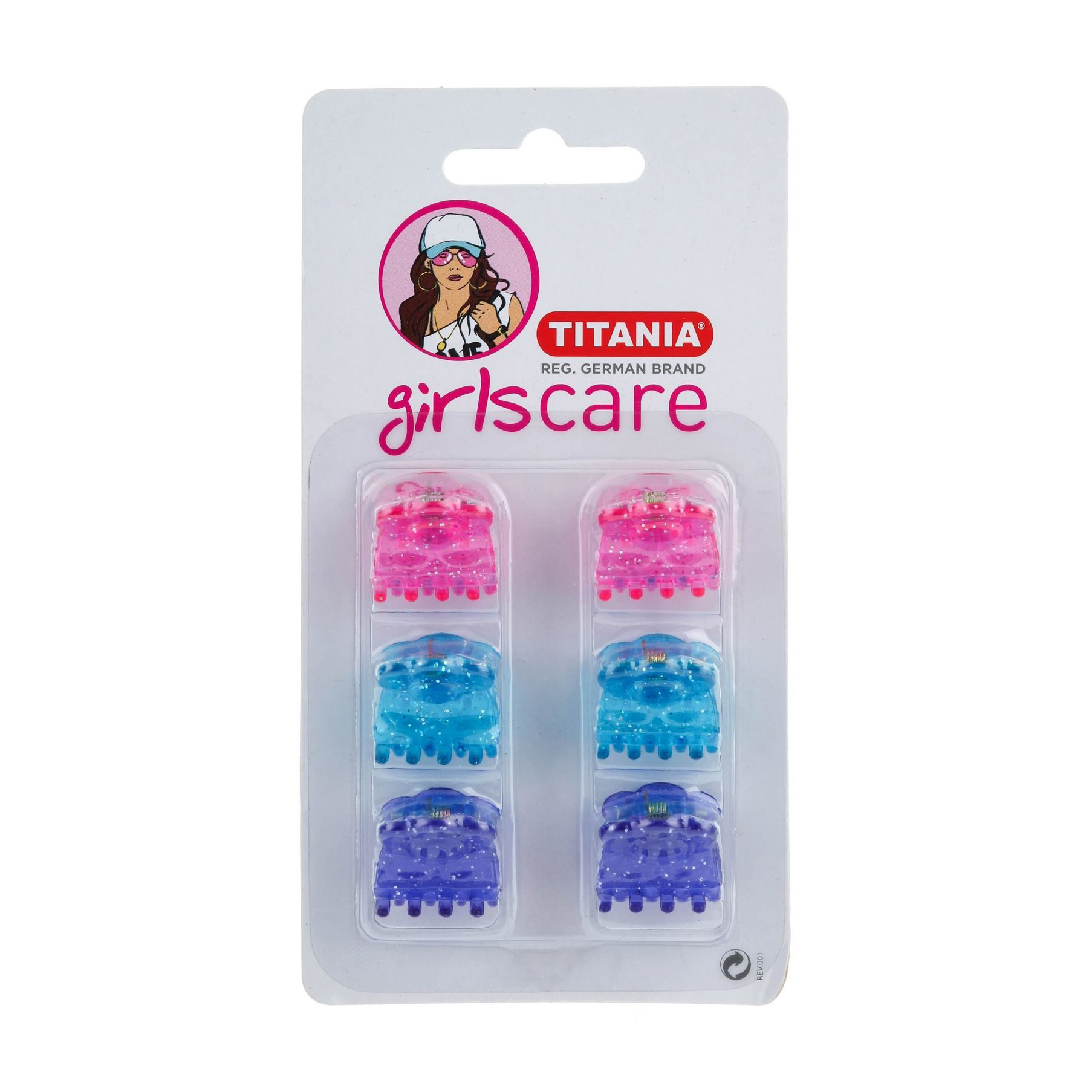 

Набір заколок для волосся Titania 6 шт (7988 GIRL B)