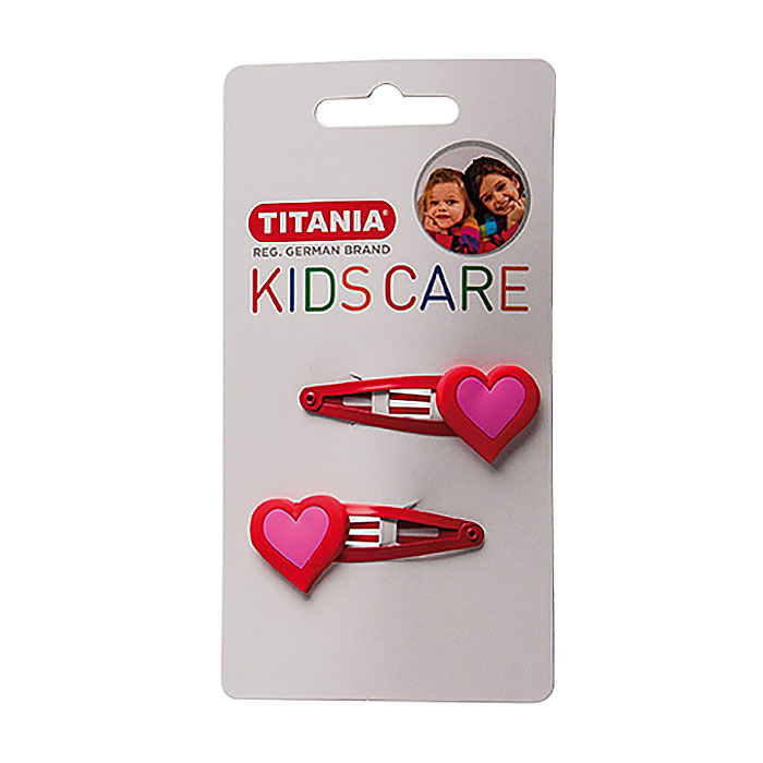 

Набір заколок для волосся Titania Серце, 2 шт (8501 KIDS)