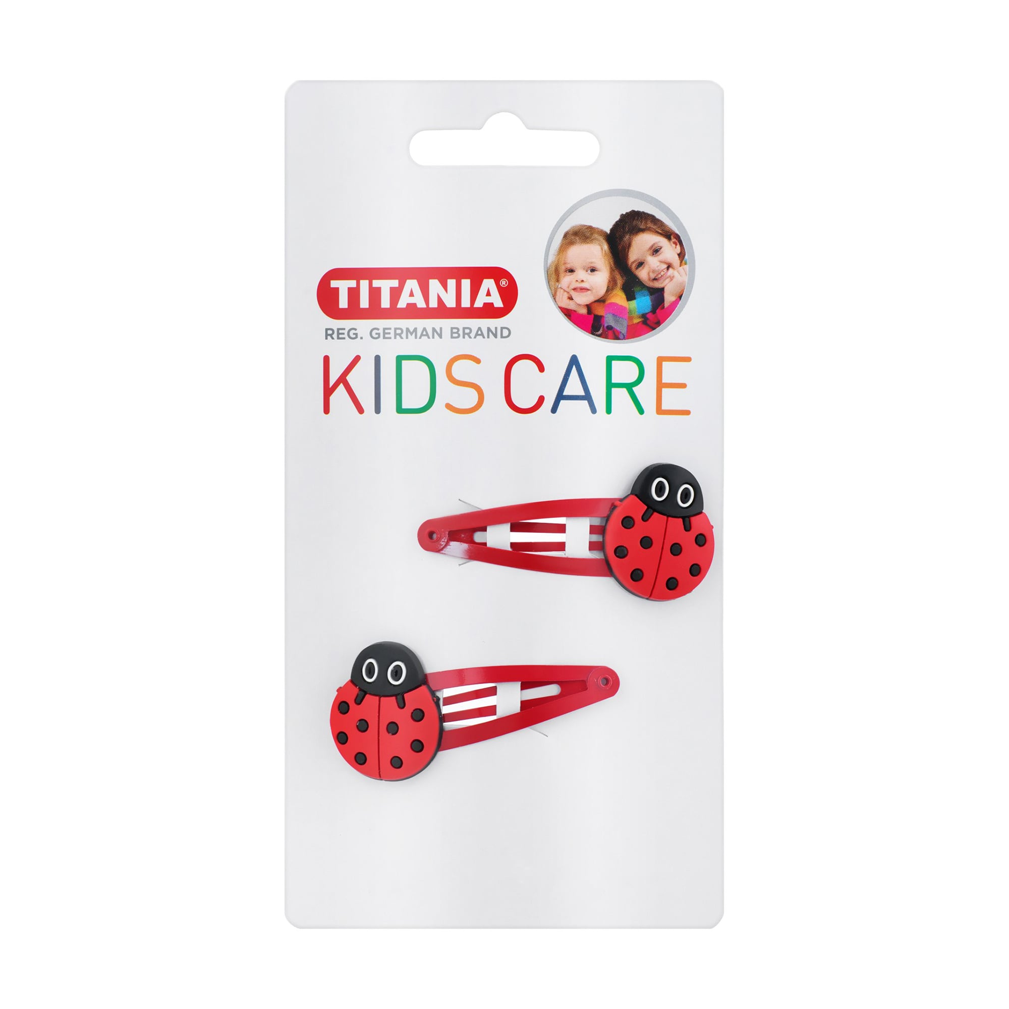 

Набір зажимів для волосся TITANIA, металевий контурний, Сонечко, 2 шт, (8510 KIDS)