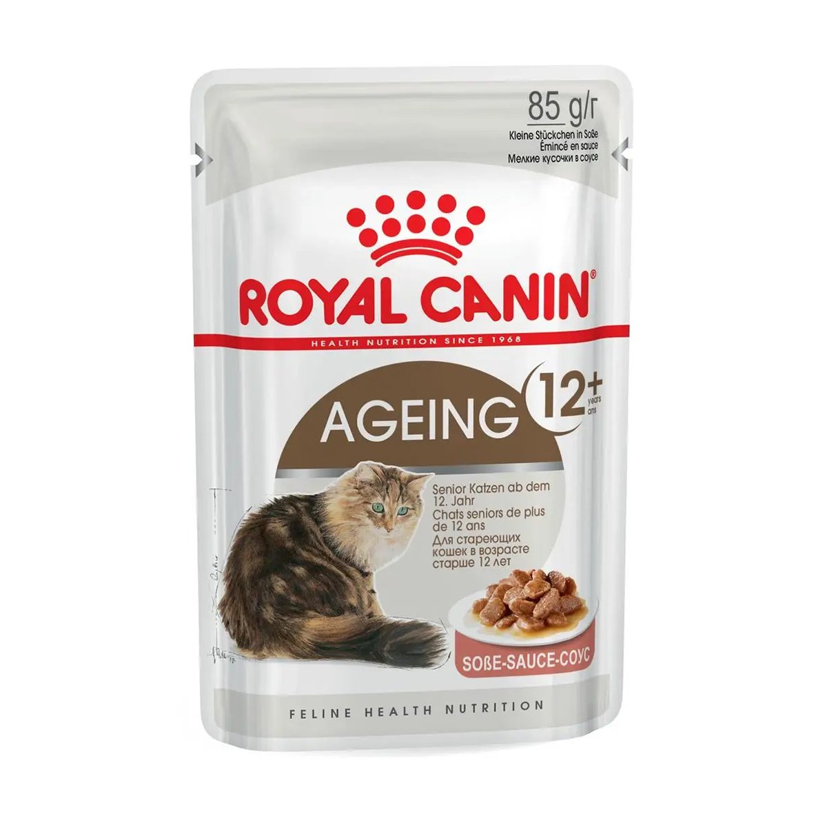 

Вологий корм для літніх котів від 12 років Royal Canin Ageing 12+, 85 г (40820010)