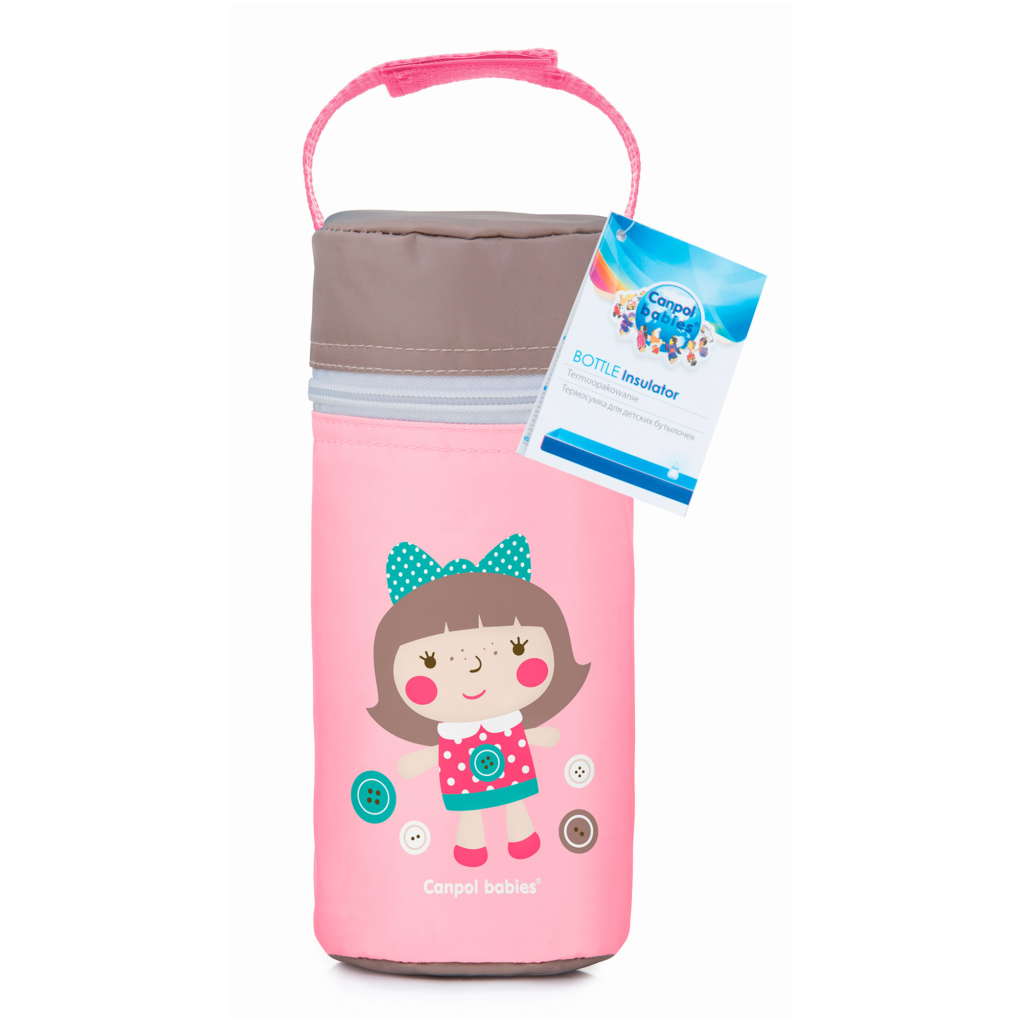 

Термоупаковка Canpol babies мяка Toys рожева (лялька) 69-008 pin