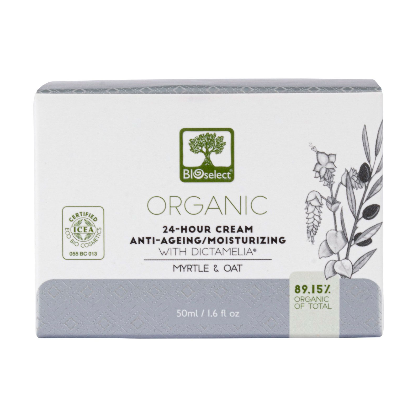 

Уцінка! Зволожувальний крем для обличчя BIOselect 24 hour Cream Антивіковий, 50 мл