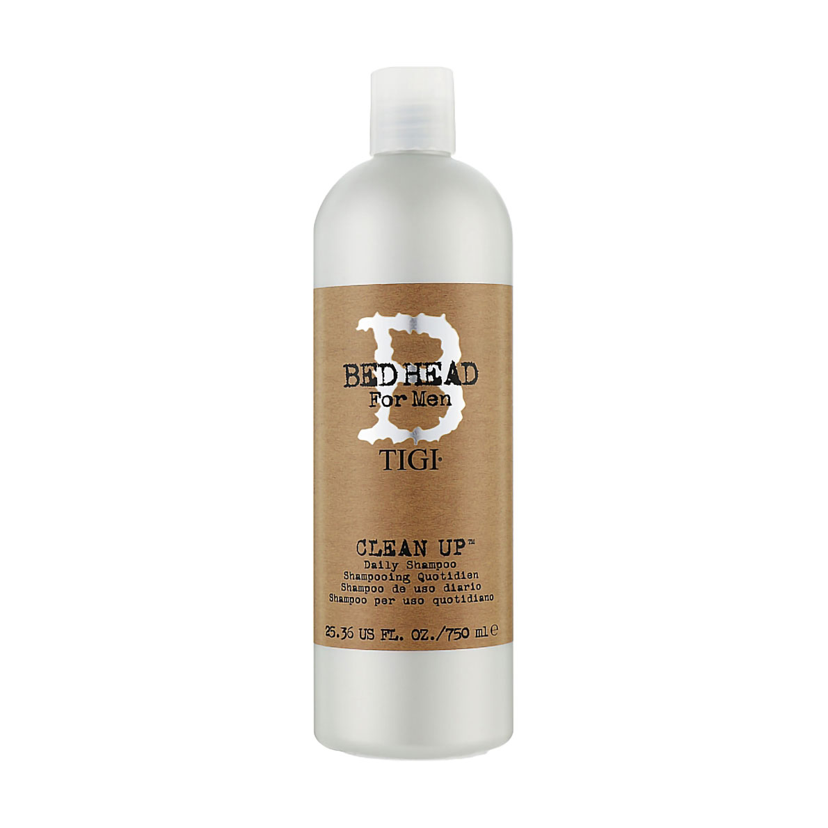 

Чоловічий шампунь для волосся TIGI Bed Head For Men Clean Up Daily Shampoo для щоденного застосування, 750 мл