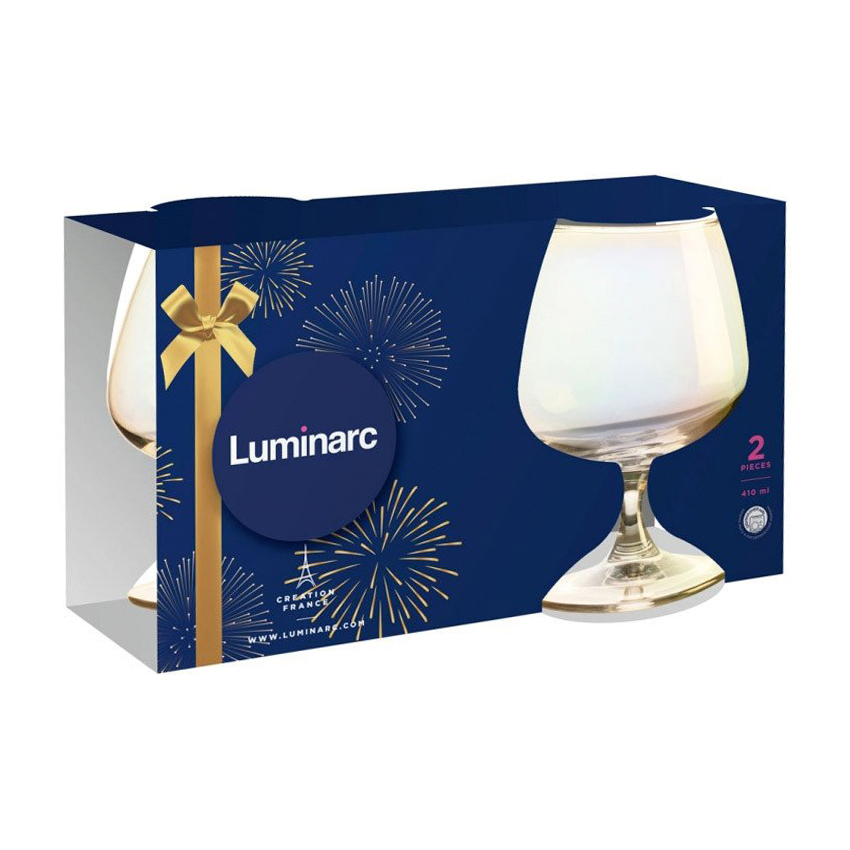 

Набір келихів для коньяку Luminarc Celeste Gold Chameleon, 2*410 мл (P1639/1)