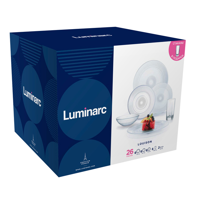 

Сервіз LUMINARC ЛУЇЗ, 26пр,P6589/1