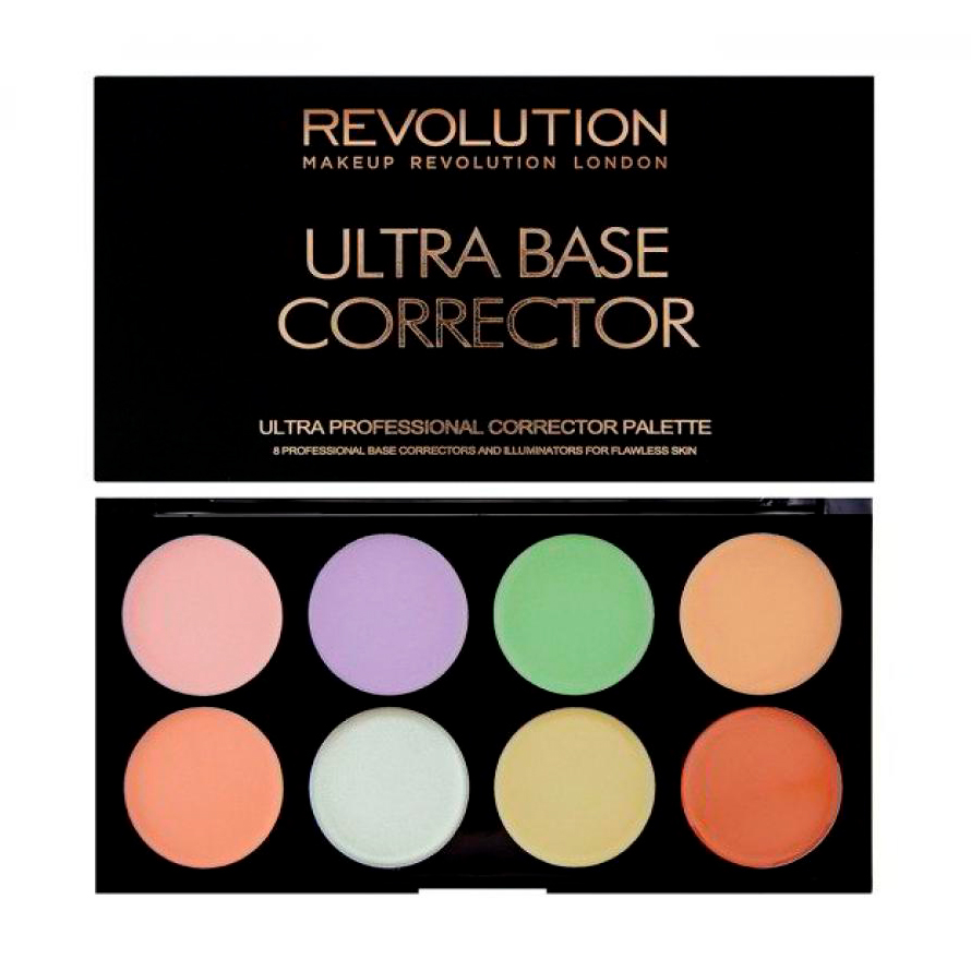 

Палетка коректорів для обличчя Makeup Revolution Ultra Base Corrector, 13 г