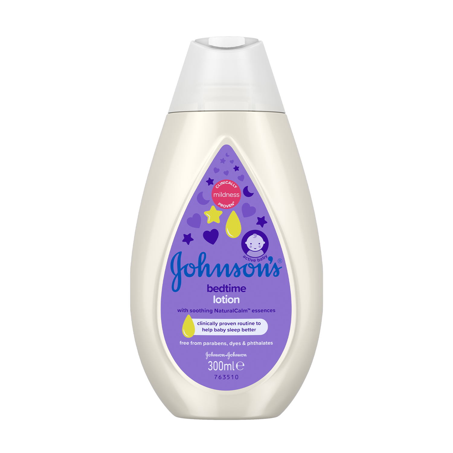 

Уцінка! Дитяче молочко для тіла Johnson's Baby перед сном, з заспокійливим ароматом NaturalCalm, 300 мл