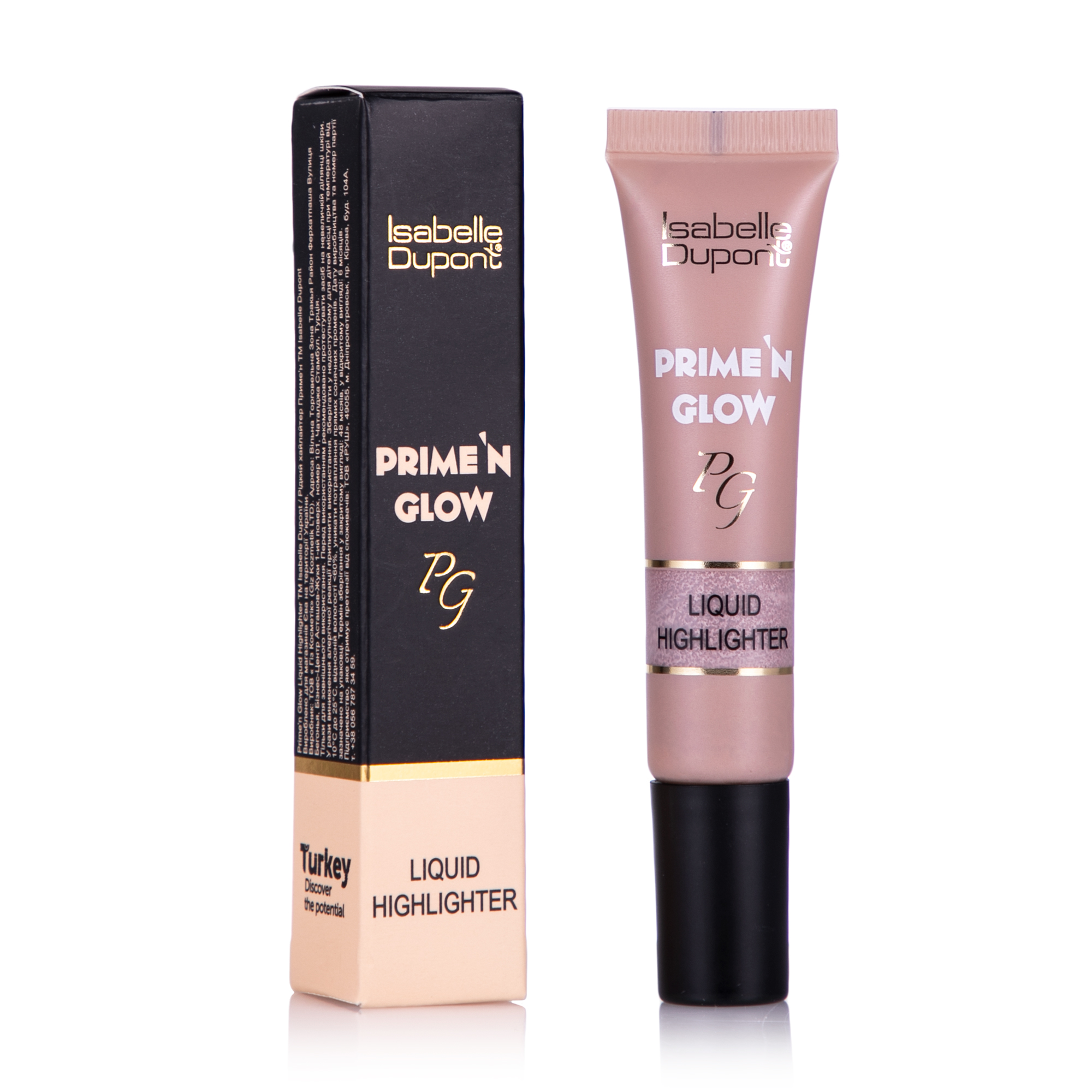

Рідкий хайлайтер Isabelle Dupont Prime`n Glow Liquid Highlighter 01 Pink Frost, 15 мл