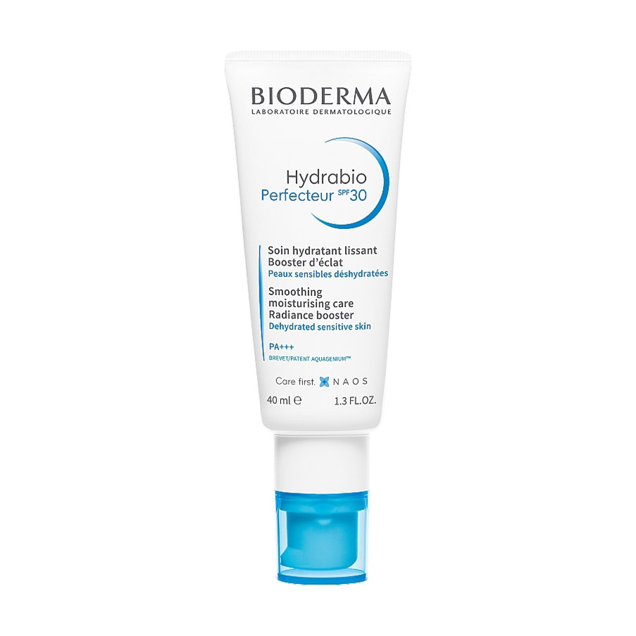 

Уцінка! Зволожувальний розгладжувальний засіб для обличчя Bioderma Hydrabio Perfecteur Smoothig Moisturising Care Radiance Booster SPF 30, 40 мл