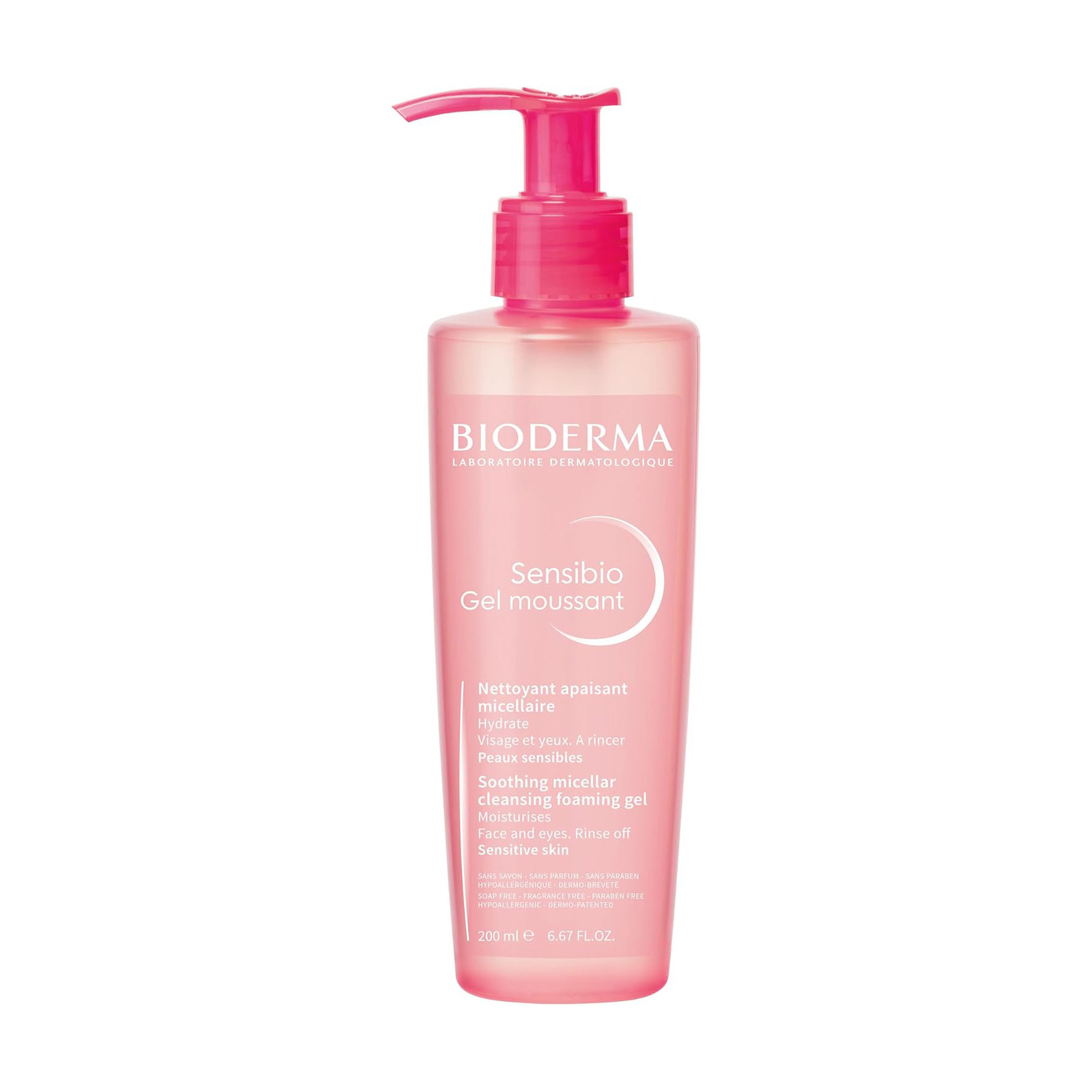 

Уцінка! Зволожувальний міцелярний гель для обличчя та очей Bioderma Sensibio Soothing Micellar Cleansing Foaming Gel, 200 мл