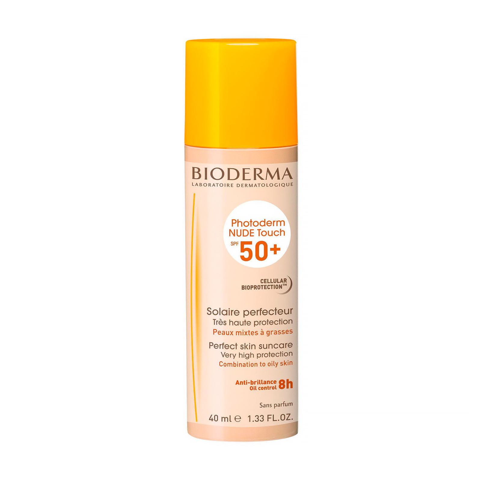 

Сонцезахисний тональній флюїд для обличчя Bioderma Photoderm Nude Touch SPF 50+, 40 мл