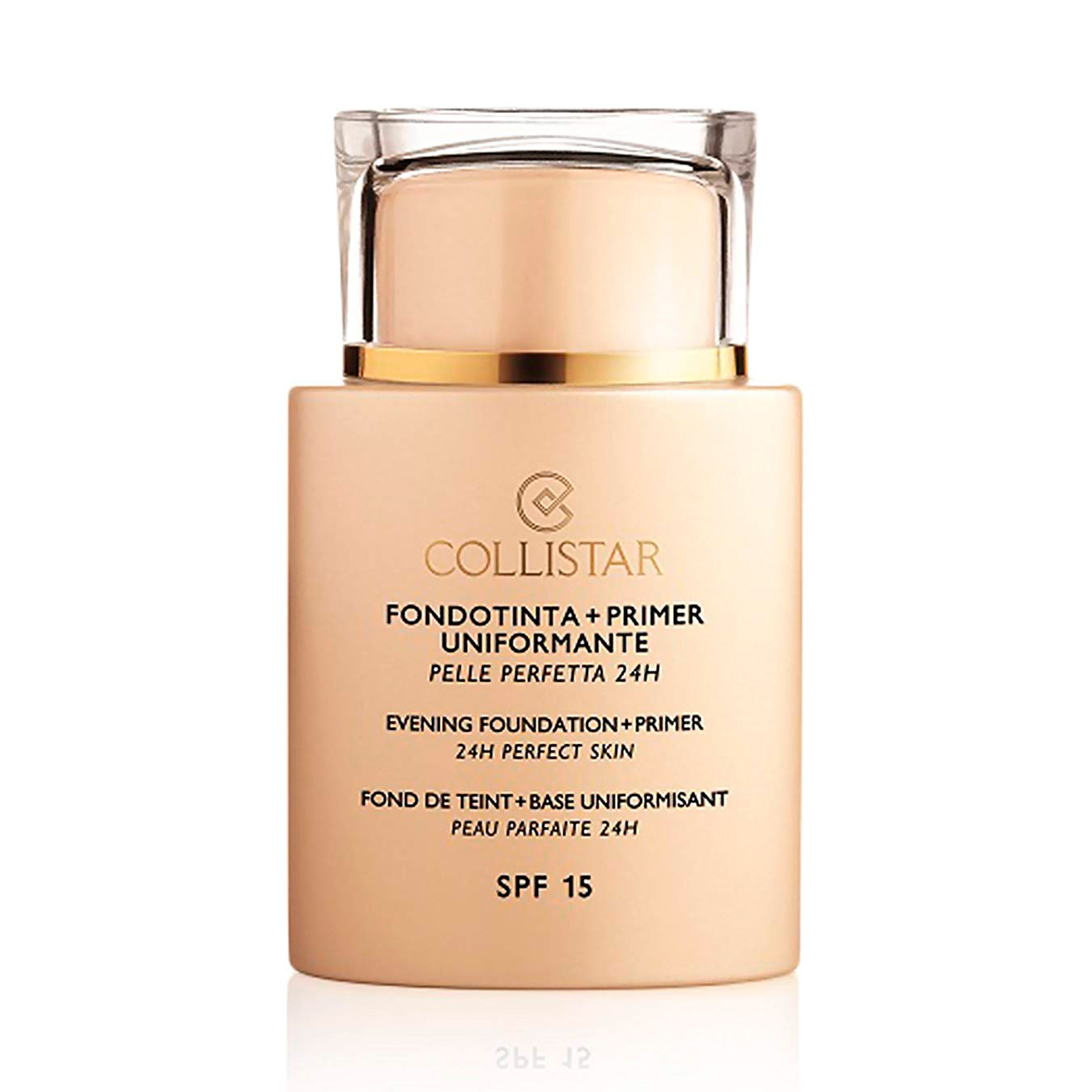 

Тональна основа для обличчя Collistar Even Finish Foundation + Primer 24H, SPF 15, 03 Sabbia, 35 мл