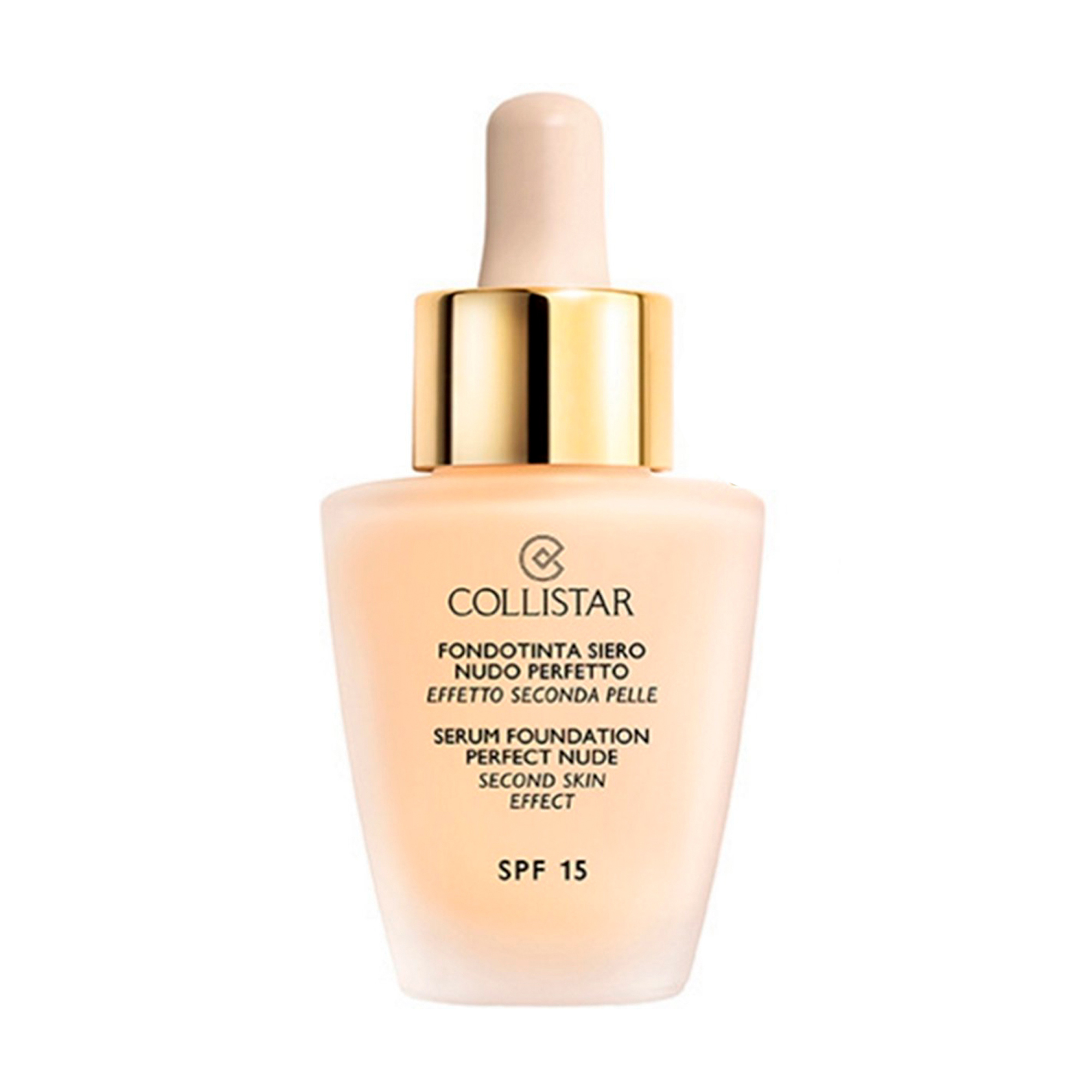 

Тональний крем для обличчя Collistar Serum Foundation Perfect Nude Second Skin Effect SPF 15, 1 Ivory, 30 мл