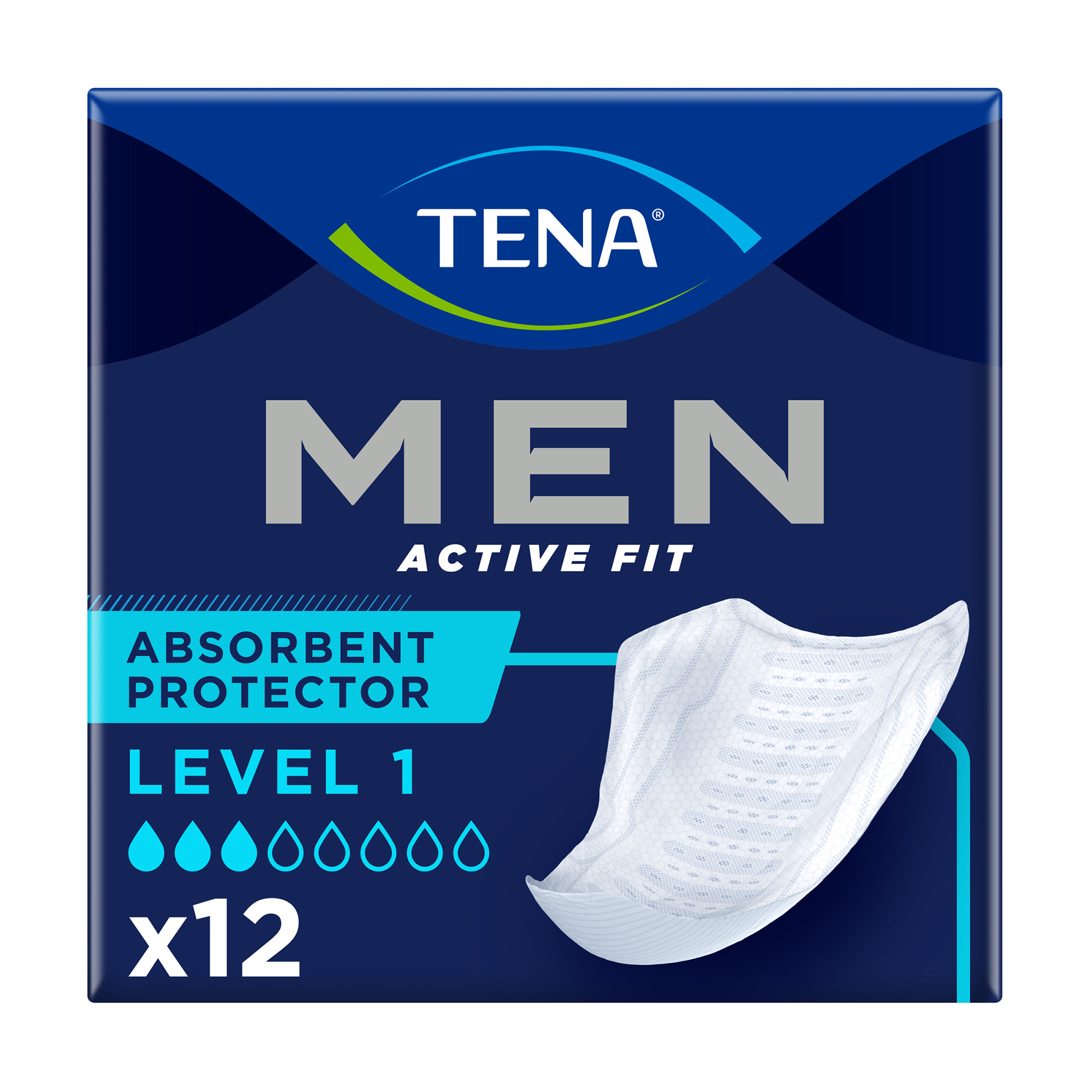 

Уцінка! Урологічні прокладки чоловічі TENA Men Active Fit Level 1, 12 шт
