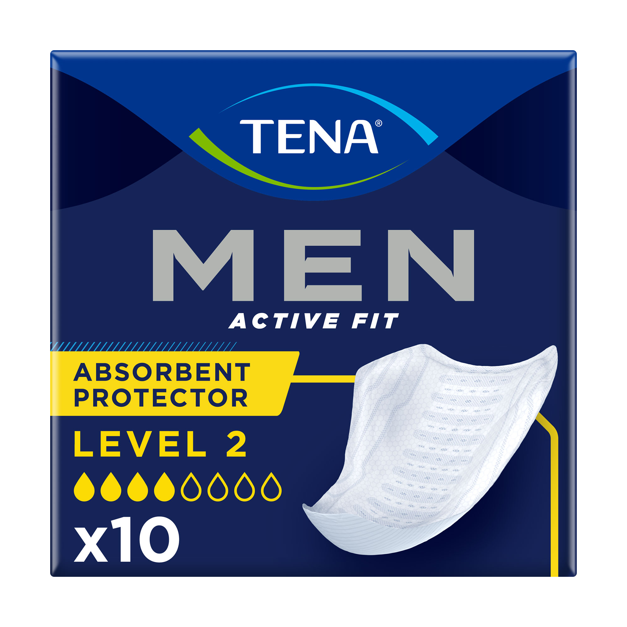 

Уцінка! Урологічні прокладки чоловічі TENA Men Active Fit Level 2, 10 шт