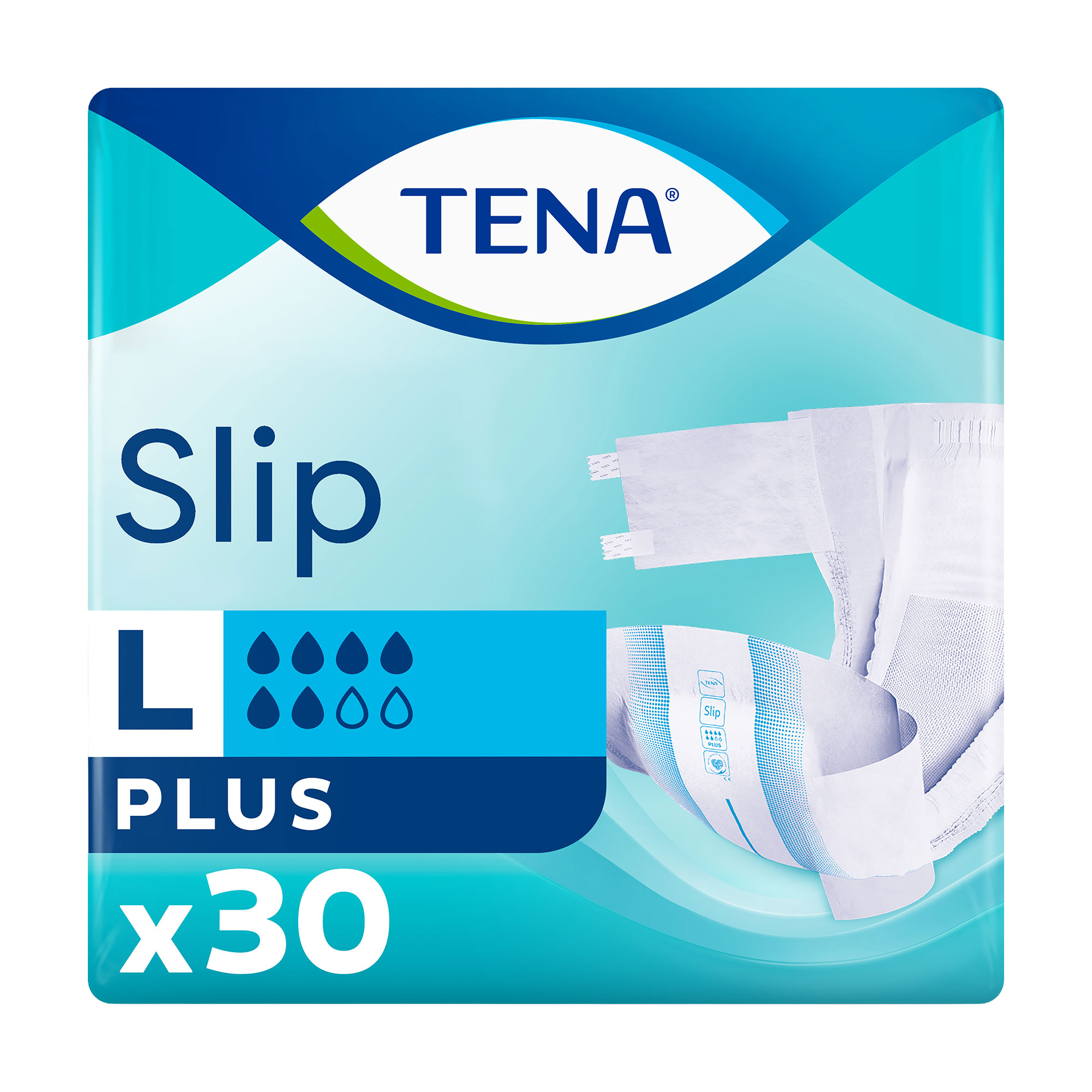 

Уцінка! Урологічні підгузки для дорослих TENA Slip Plus, розмір L, 30 шт