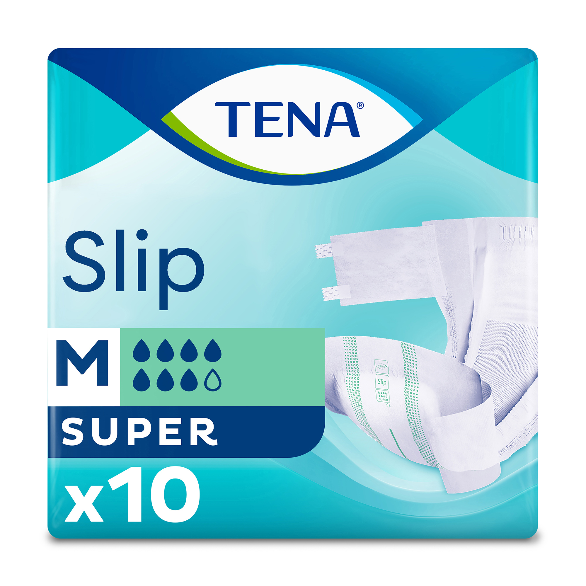 

Уцінка! Урологічні підгузки для дорослих TENA Slip Super, розмір M, 10 шт