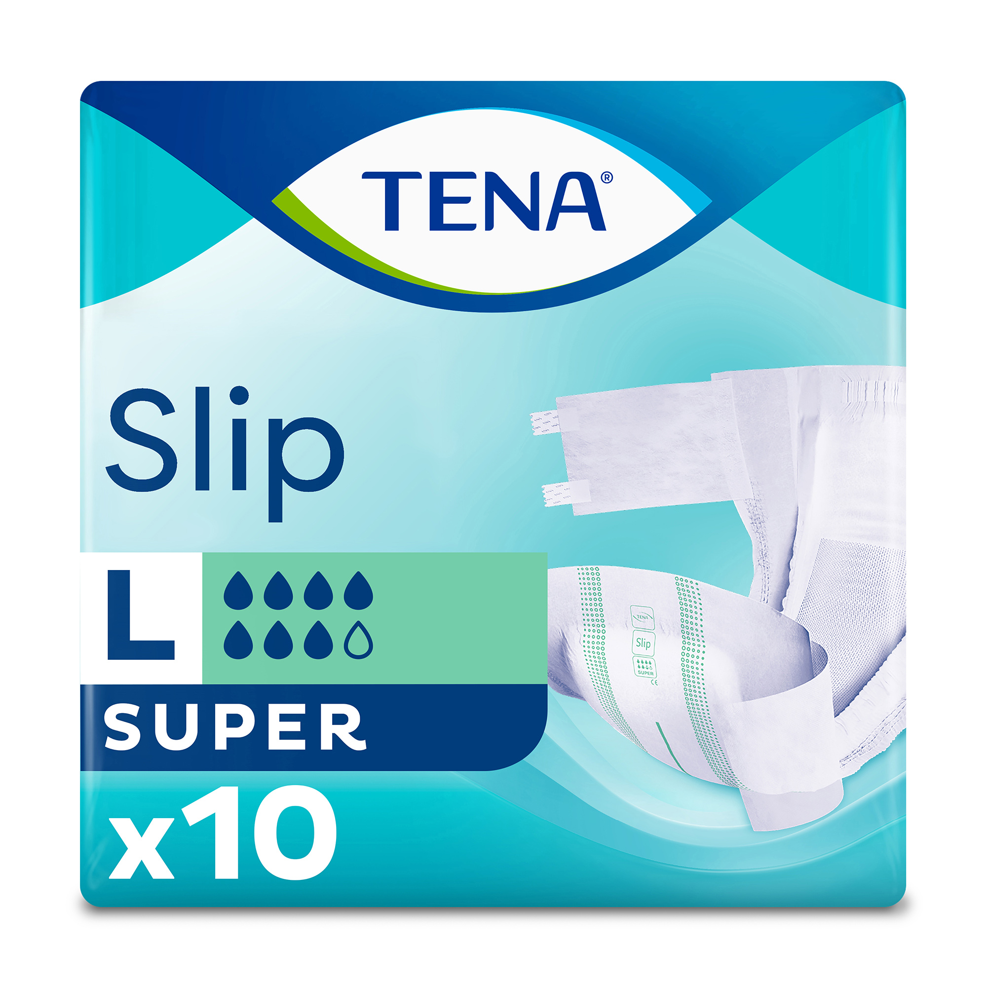 

Урологічні підгузки для дорослих TENA Slip Super, розмір L, 10 шт