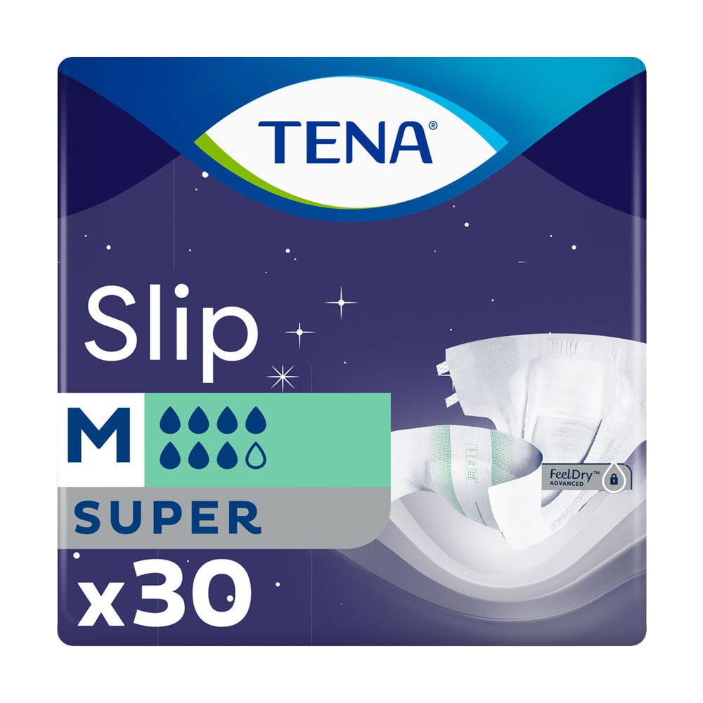

Підгузки для дорослих TENA Slip Super, розмір M, 30 шт