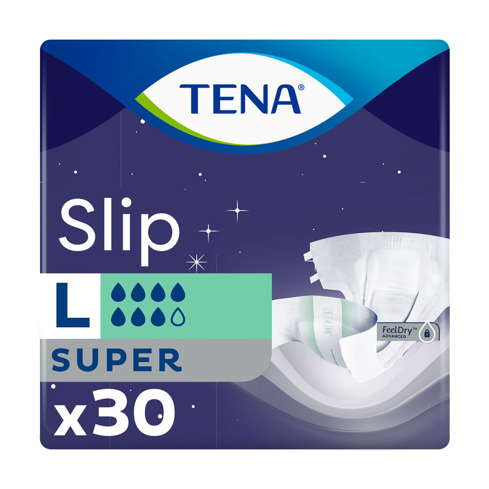 

Підгузки для дорослих TENA Slip Super, розмір L, 30 шт