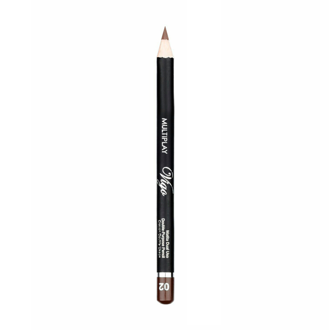 

Уцінка! Контурний олівець для очей і губ Vigo Multiplay Eye Pencil, 02 Dark Brown, 1.7 г