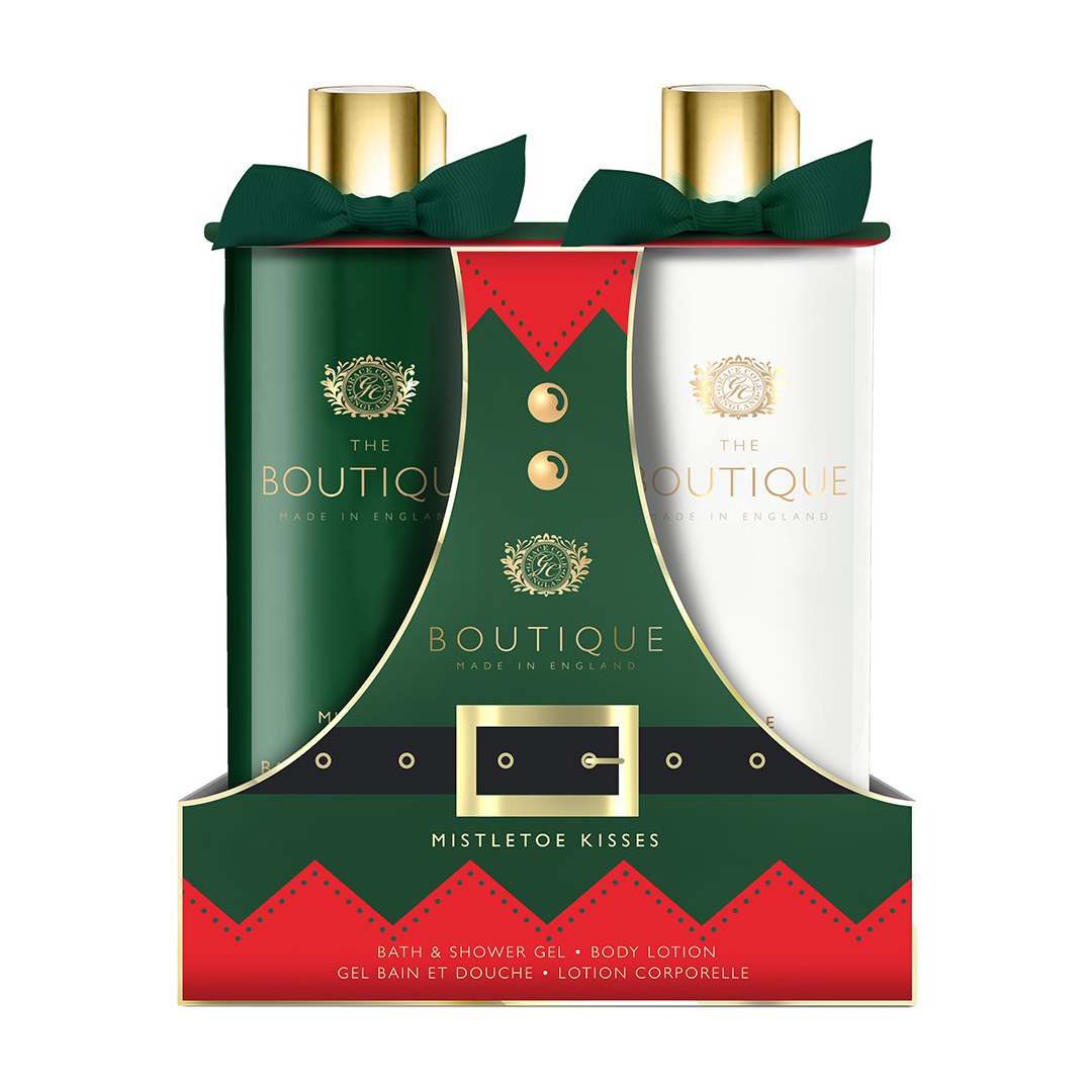 

Набір жіночий Grace Cole Mistletoe Kisses Body Care Duo (лосьйон для тіла 500 мл + гель для душу 500 мл)