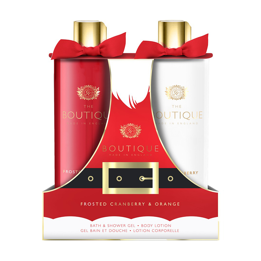 

Набір жіночий Grace Cole Frosted Cranberry & Orange Body Care Duo (лосьйон для тіла 500 мл + гель для душу 500 мл)