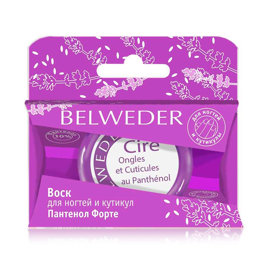 

Віск для нігтів і кутикули Belweder 'Пантенол Форте', 6 г