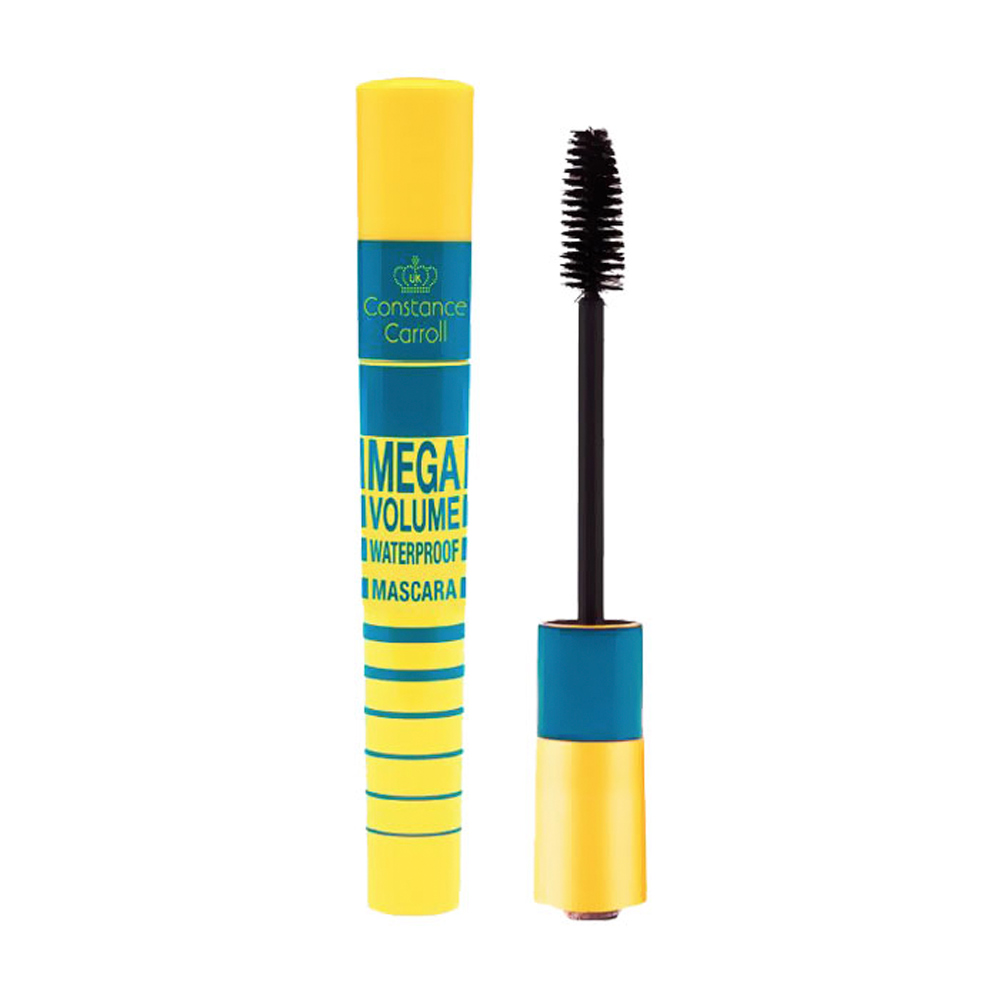 

Туш для вій Constance Carroll Mega Volume об'ємна, водостійка, чорна, 8 мл