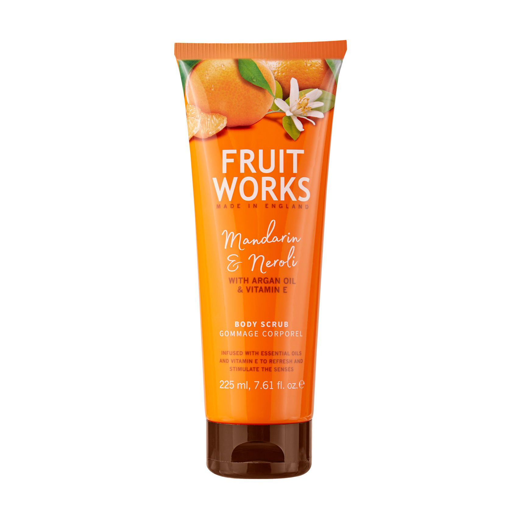 

Скраб для тіла Grace Cole Fruit Works Body Scrub Mandarin & Neroli жiночий, 225 мл